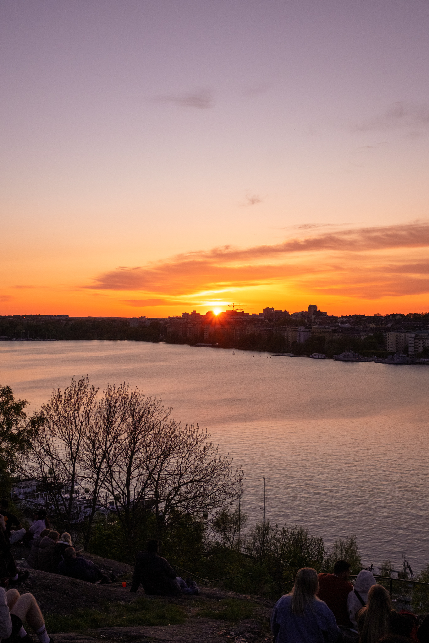 Sunset on Skinnarviksberget