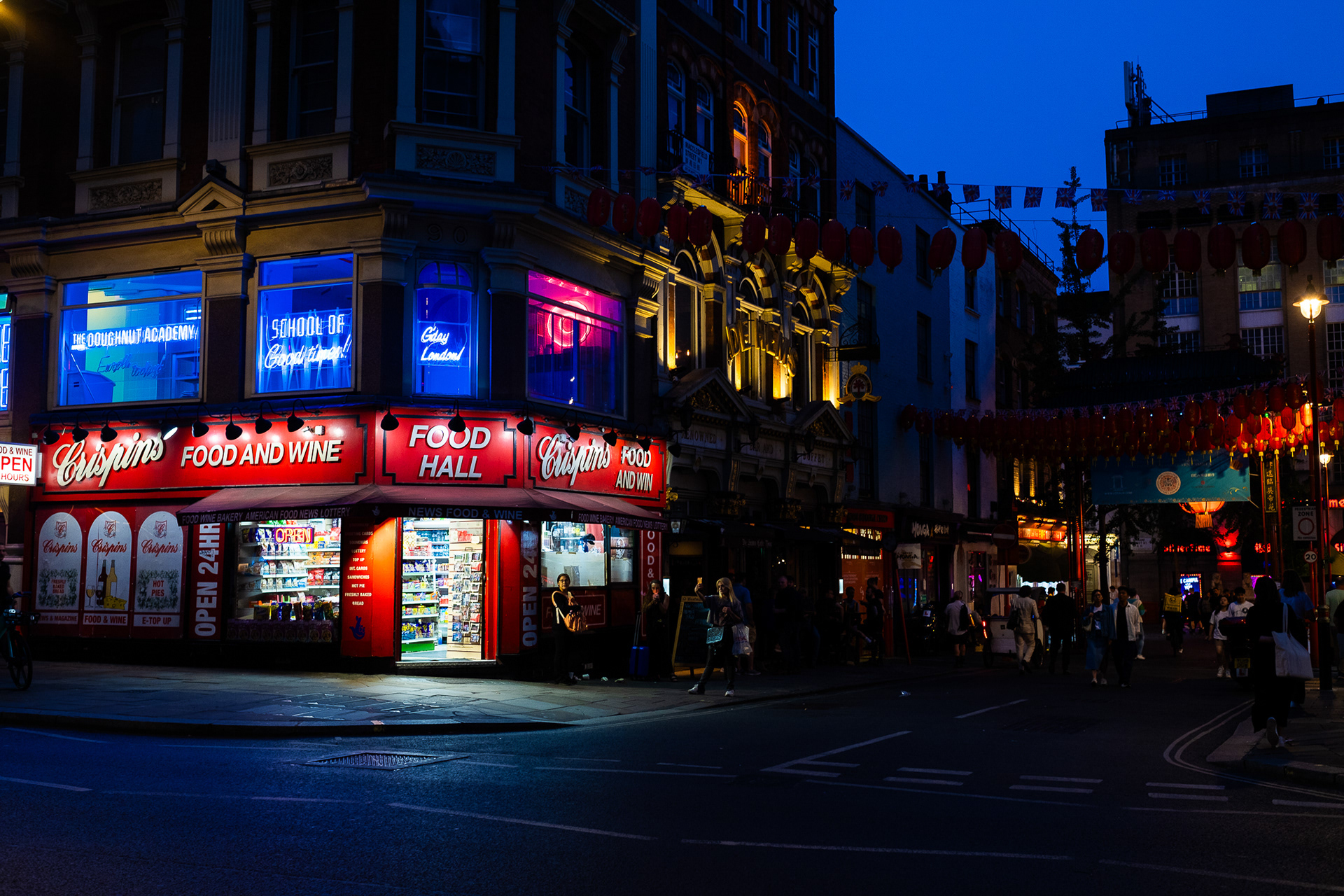Outside London's Chinatown