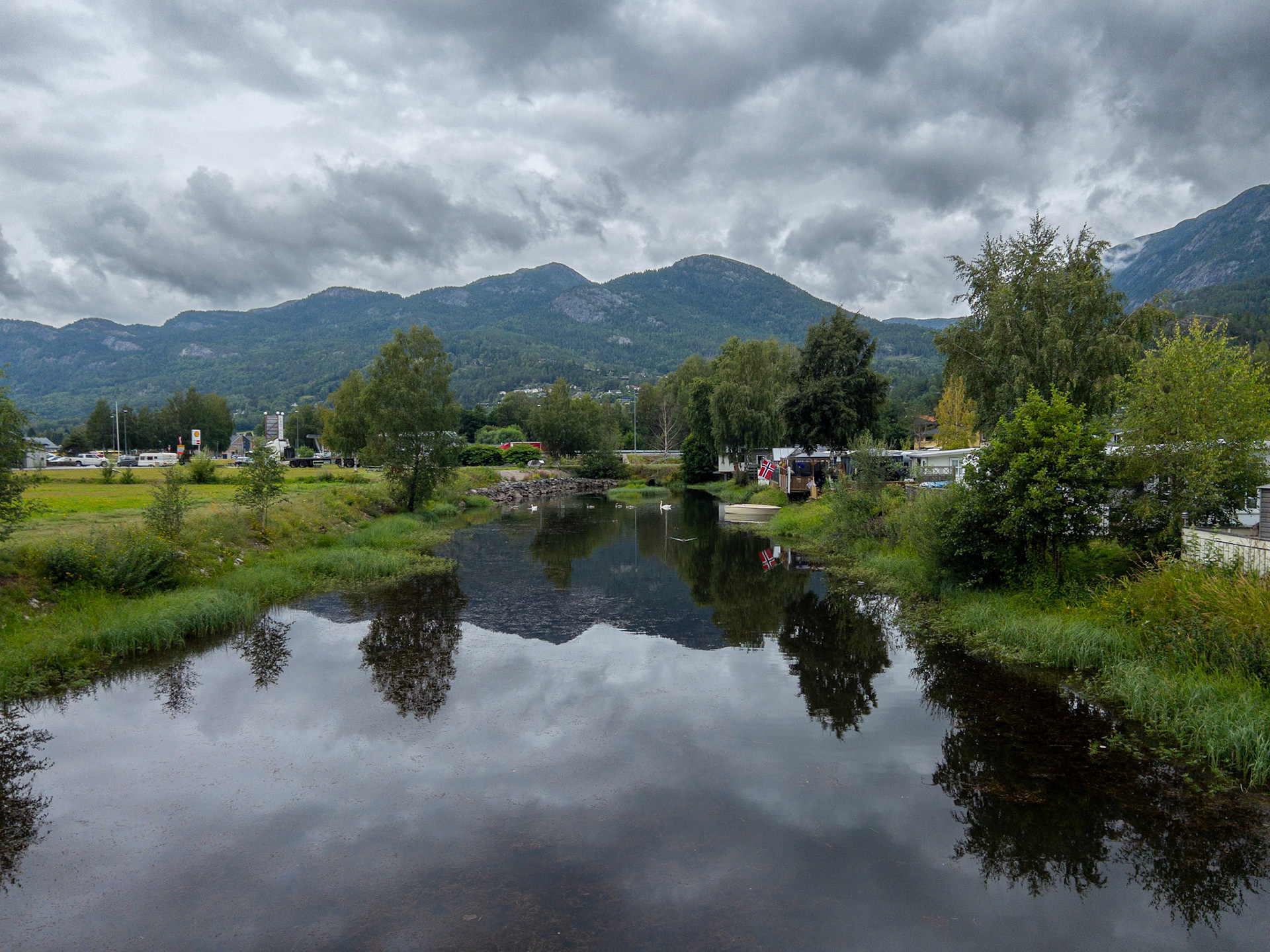 Innom Seljord på vei til Vrådal med jobb.