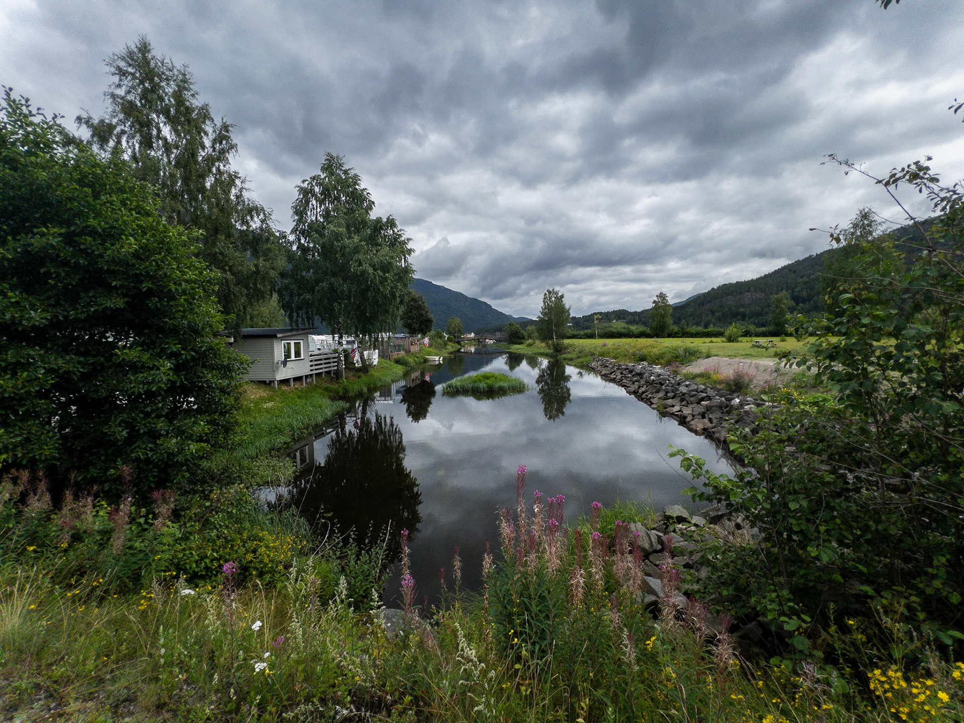 Innom Seljord på vei til Vrådal med jobb.