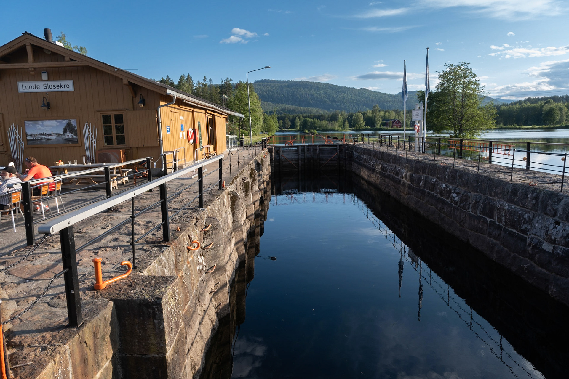 En Lørdags  ettermiddag med sang på låven til Ellen og Gunnar Ajer og deretter en tur til slusene i Lunde. Sammen med Bruno