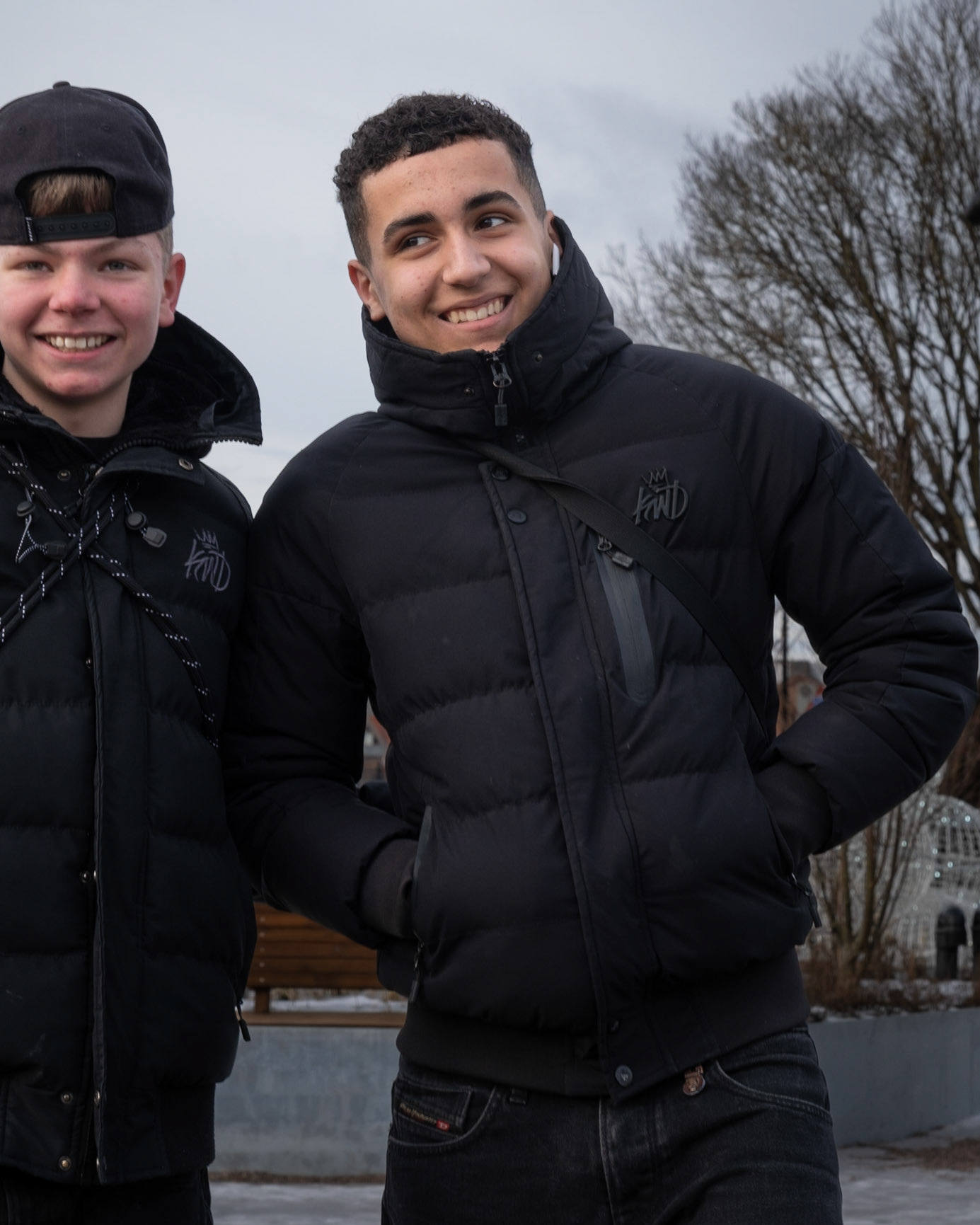 En Lørdag formiddag i Porsgrunn sentrum Februar 2023