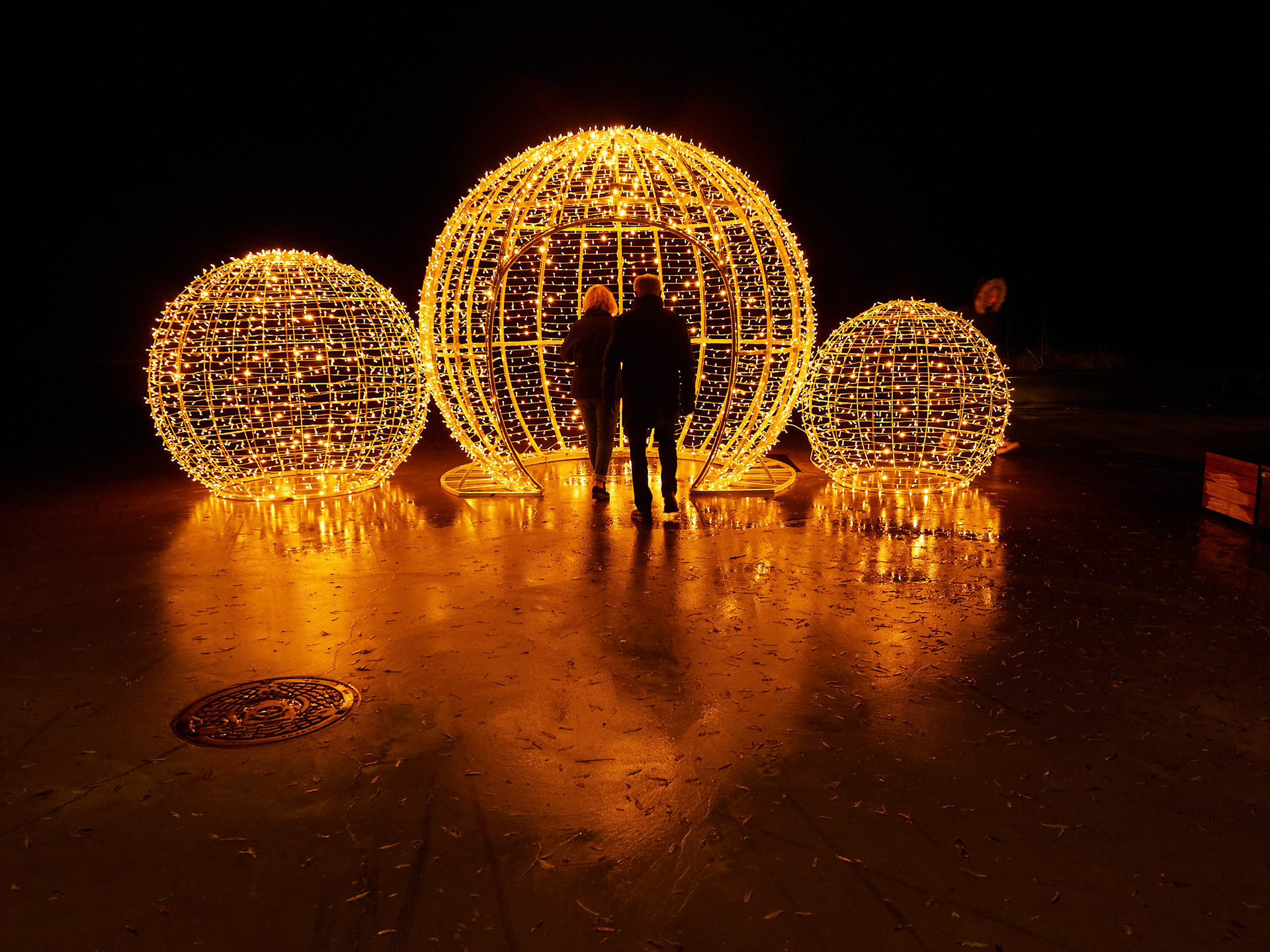 Lysglobe i Langesund