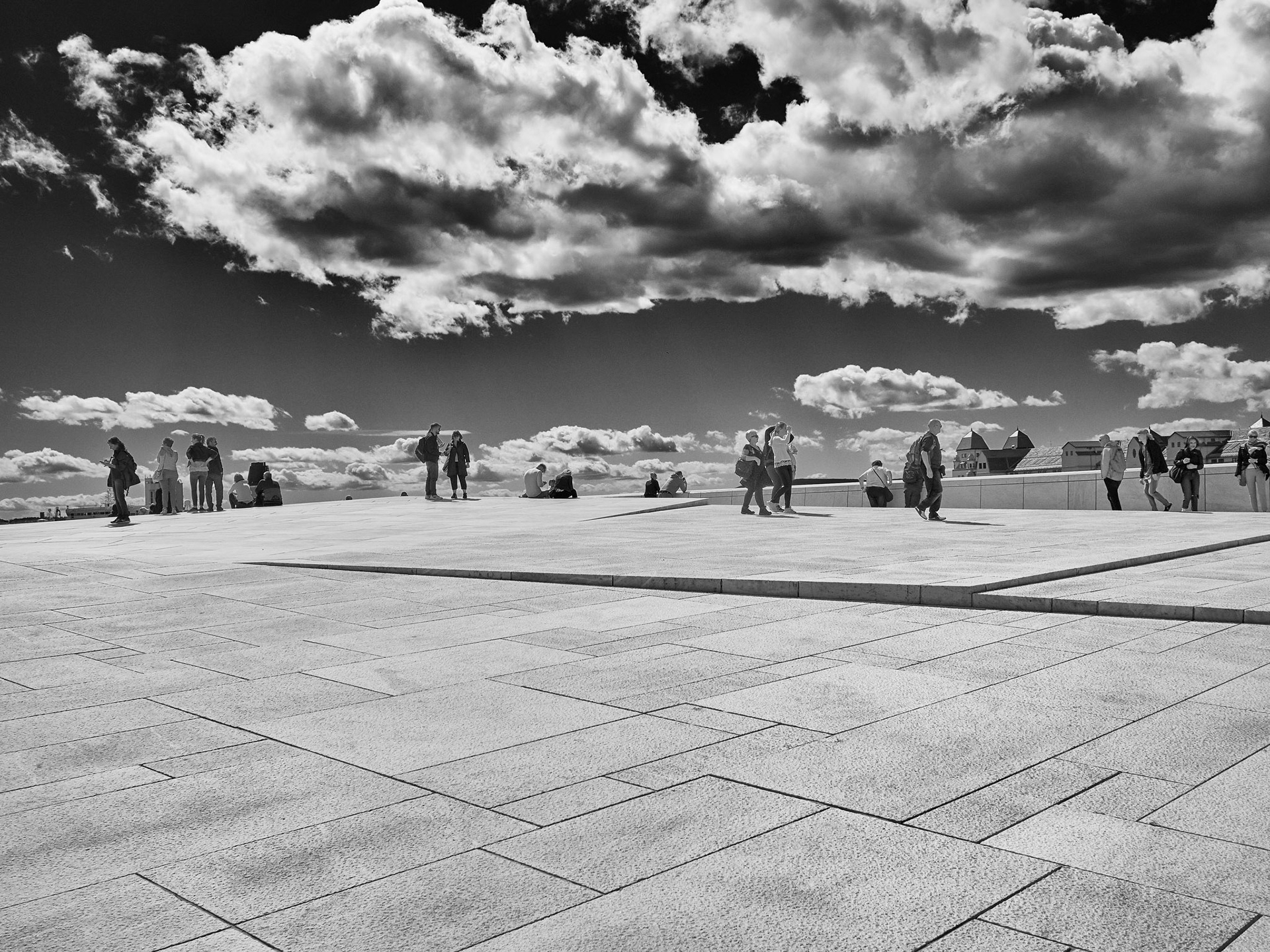 Margie og jeg på tur til Oslo en Junidag i 2018