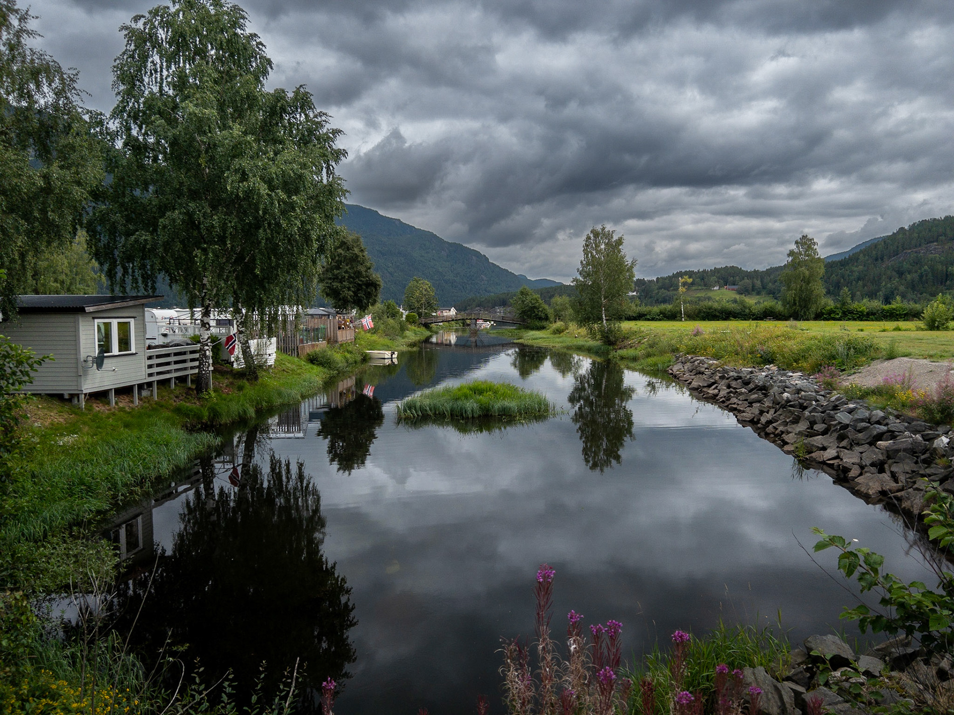 Innom Seljord på vei til Vrådal med jobb.