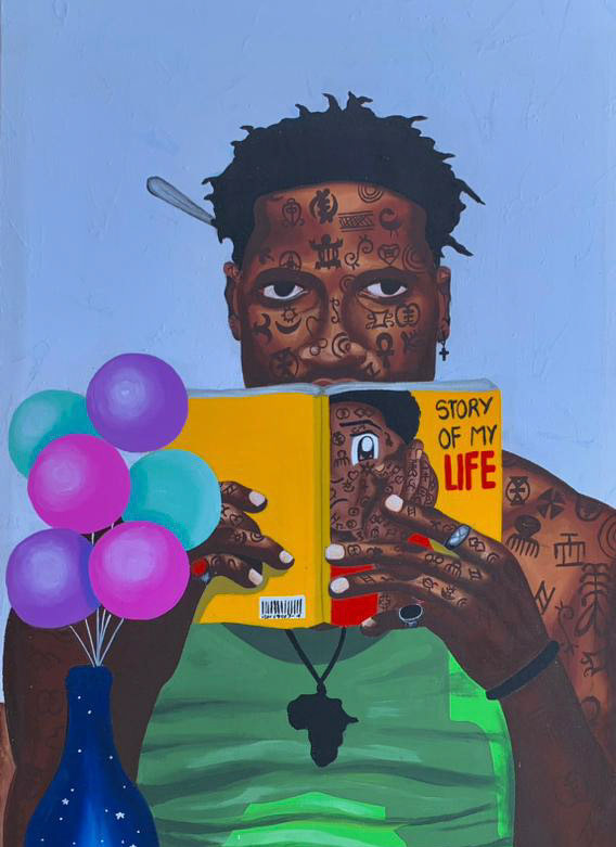 Story of my Life | $2000 | Artist: Gregory A. Kumah