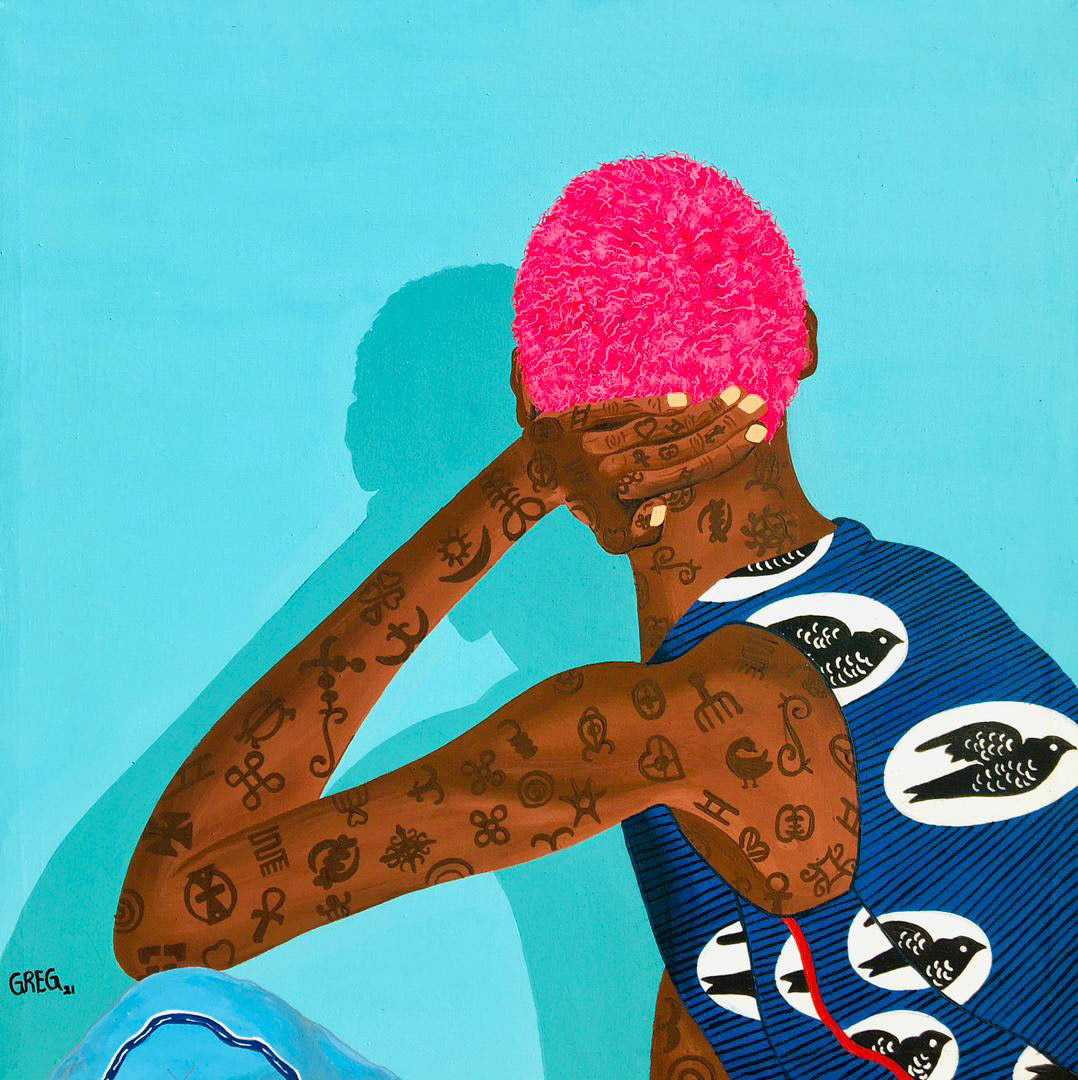The Lonely Boy | $2000 | Artist: Gregory A. Kumah