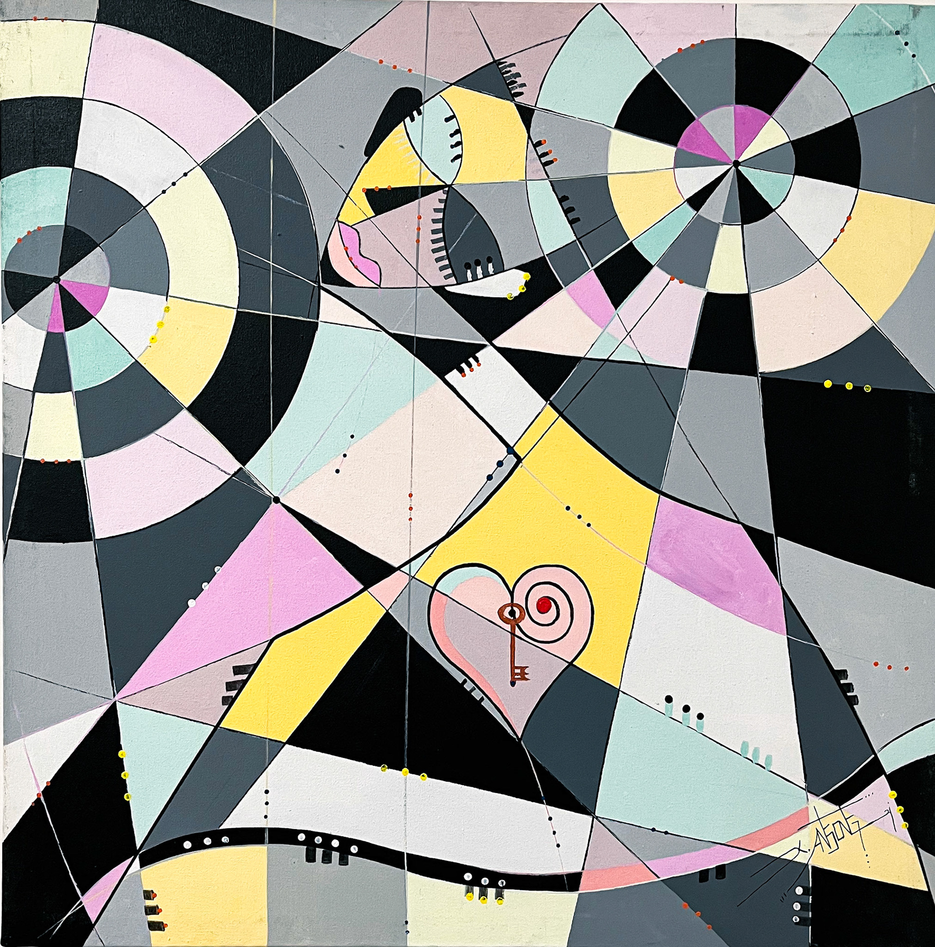 A key to my heart by Kevin Ansong | $1,500.00