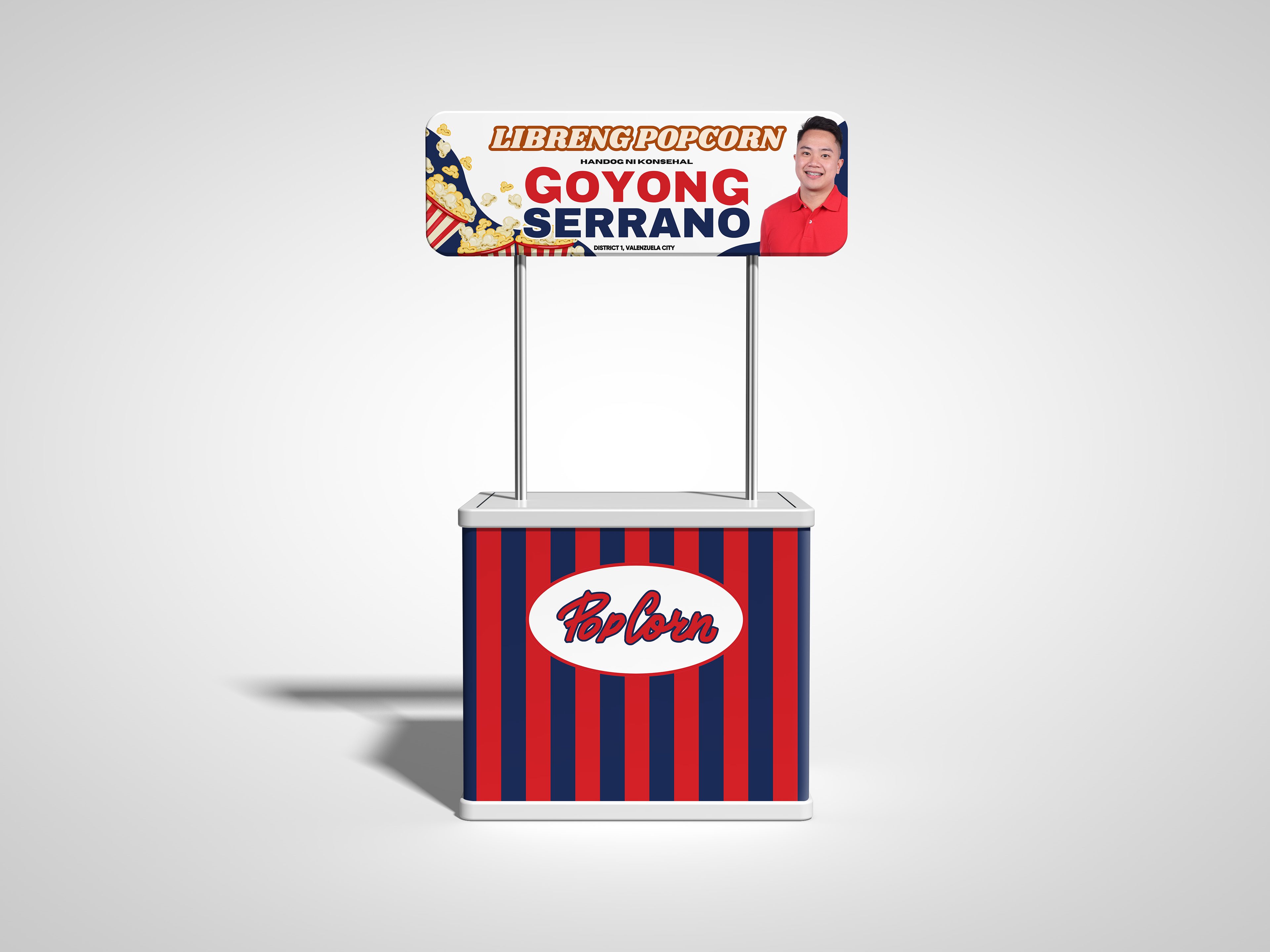 Free Popcorn Stand Layout/Mockup