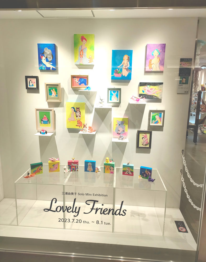 三浦由美子 Solo Mini Exhibition VINYL SHOWCASE 2023