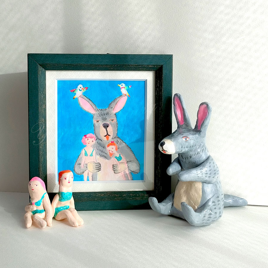 「人気者カンガルー」(2023)