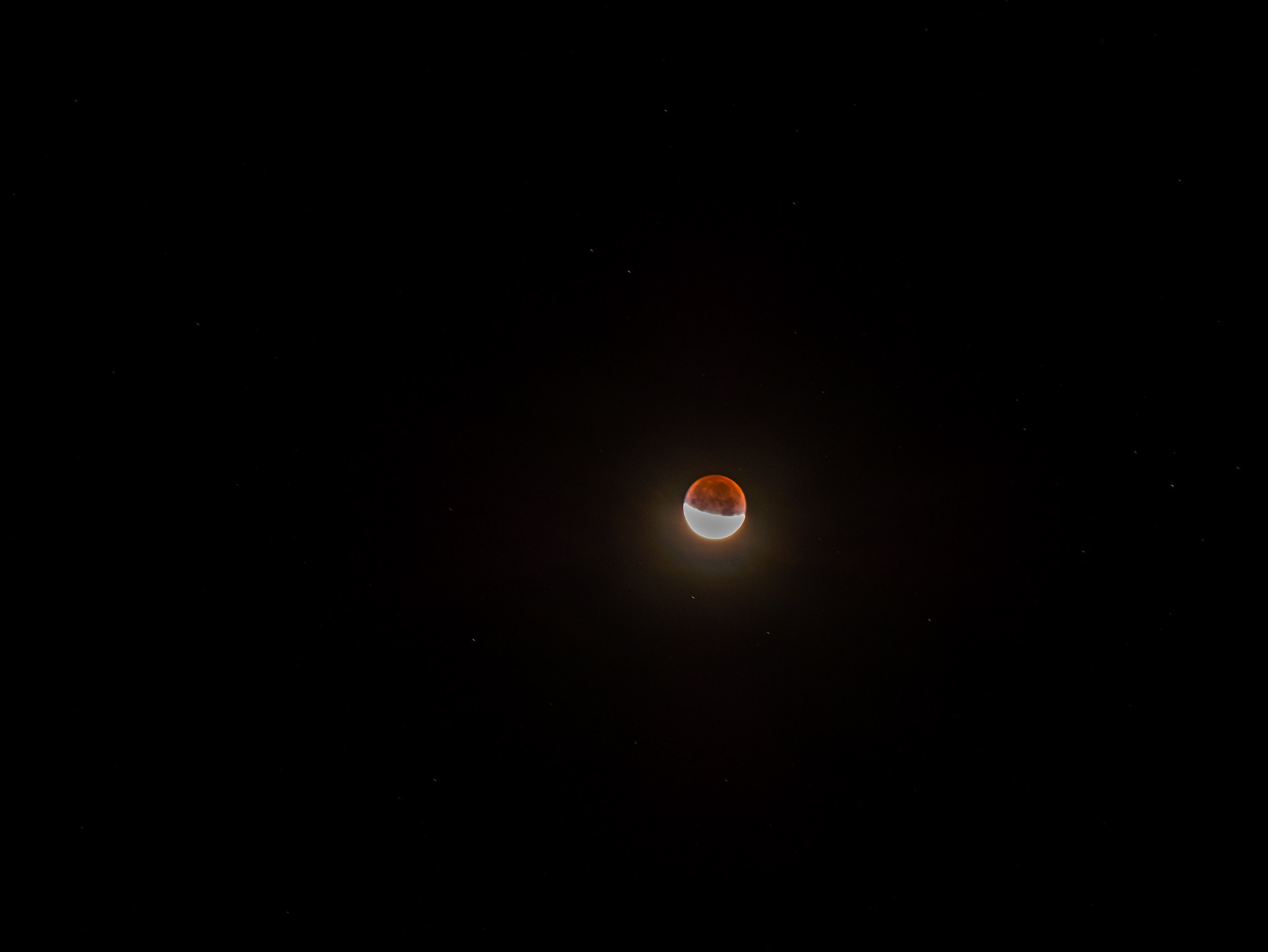 Lunar Eclipse from Pittsburgh, 11/19/21