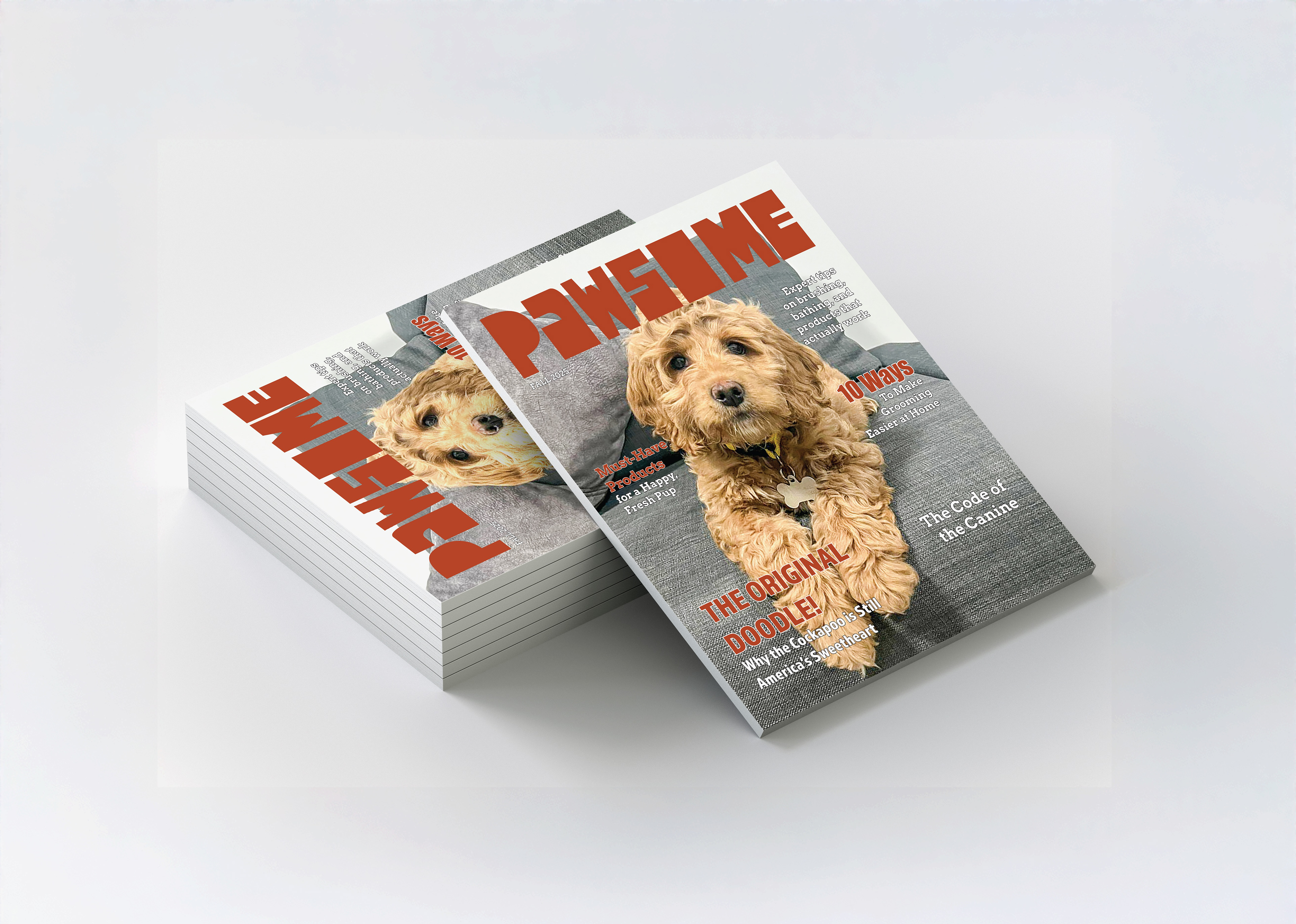 Magazine Stacks MockUp