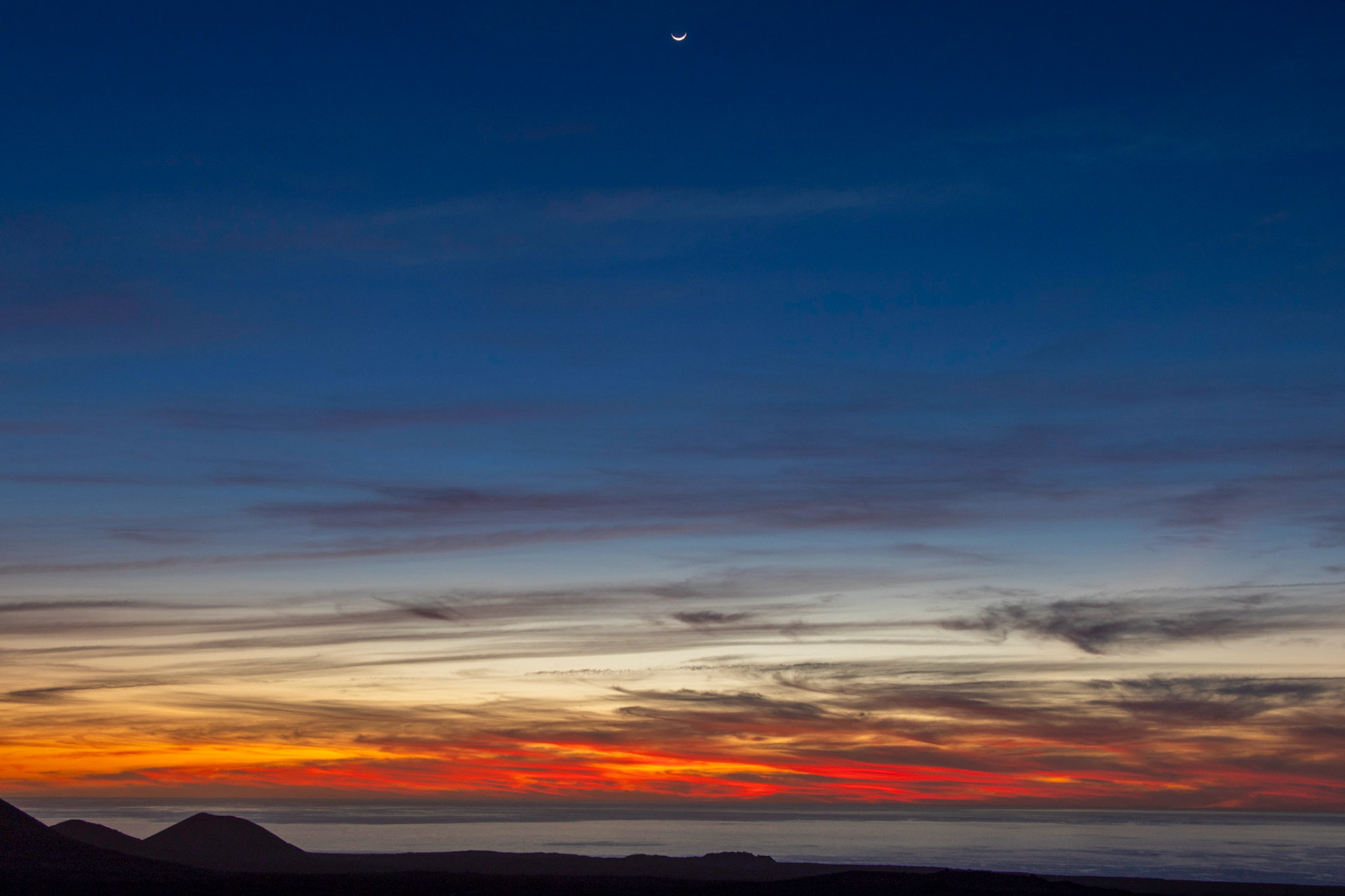 Sunset on Timanfaya, Lanzarote