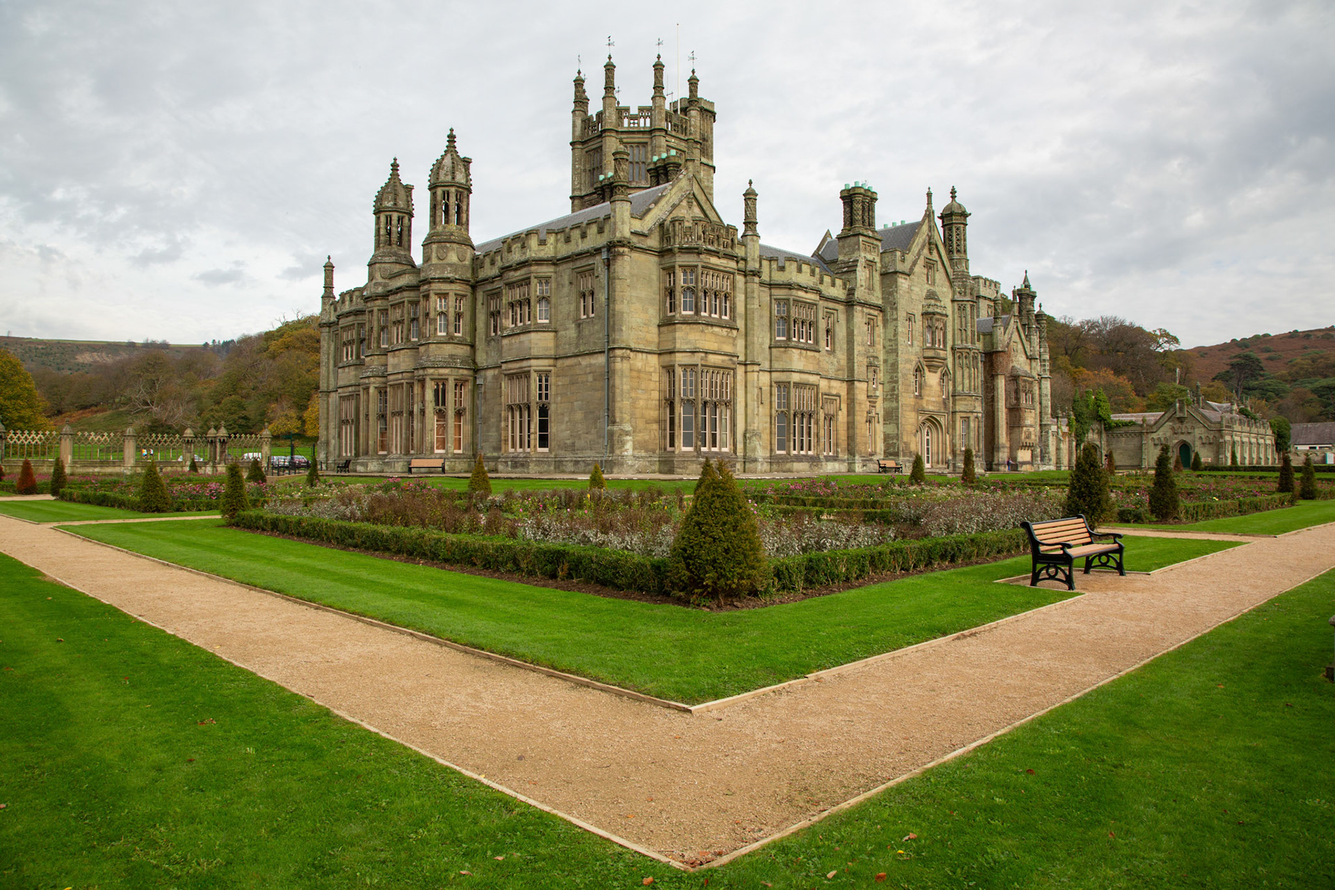 Margam Castle near Port Talbot, South Wales
