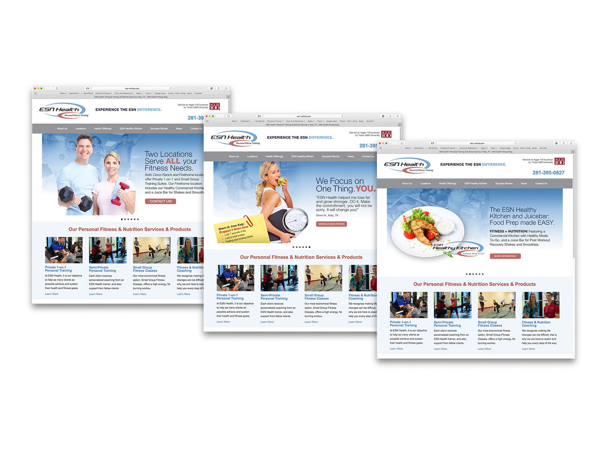 Website for ESN Fitness