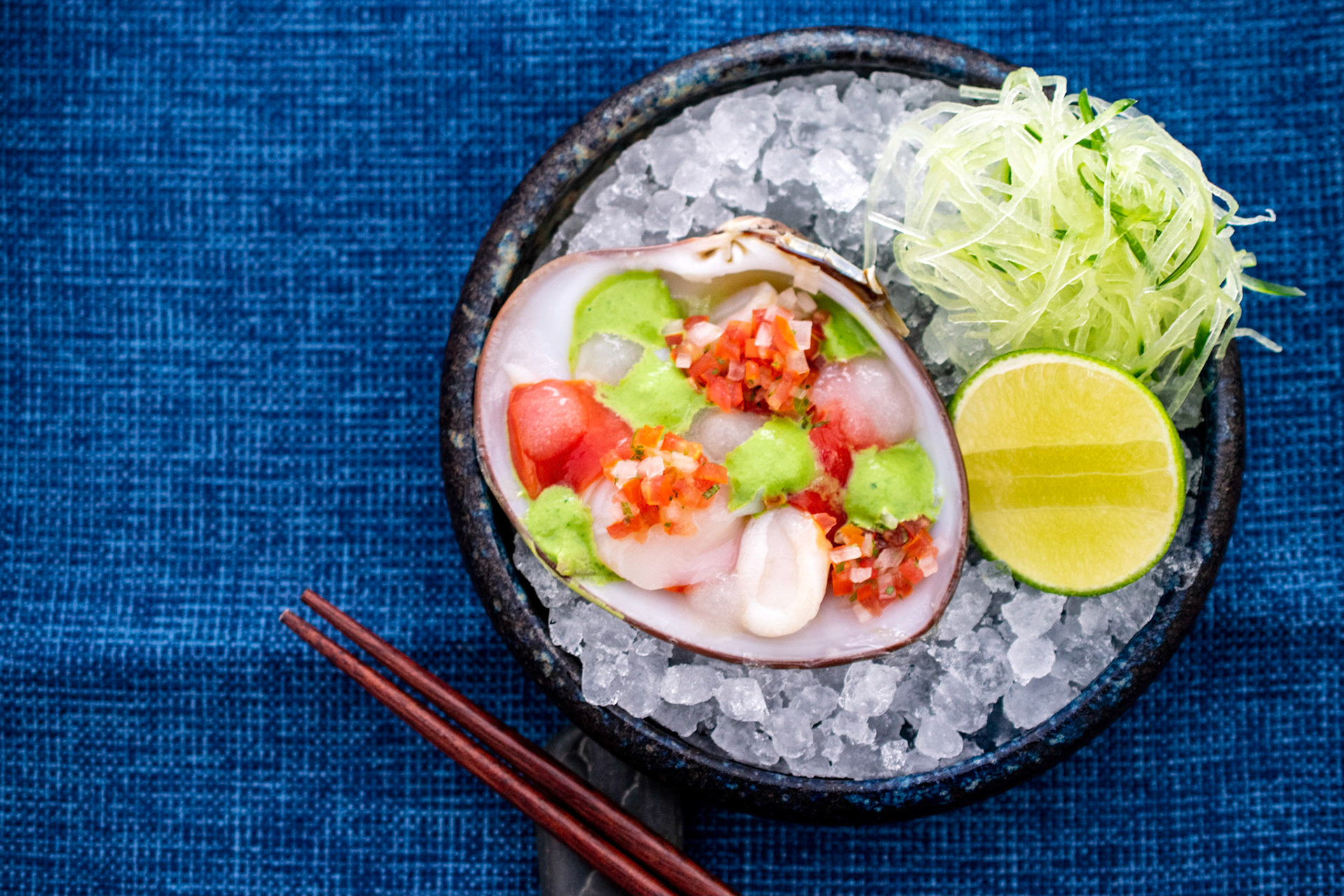 Prepared clam at Nido, San Jose del Cabo, Mexico