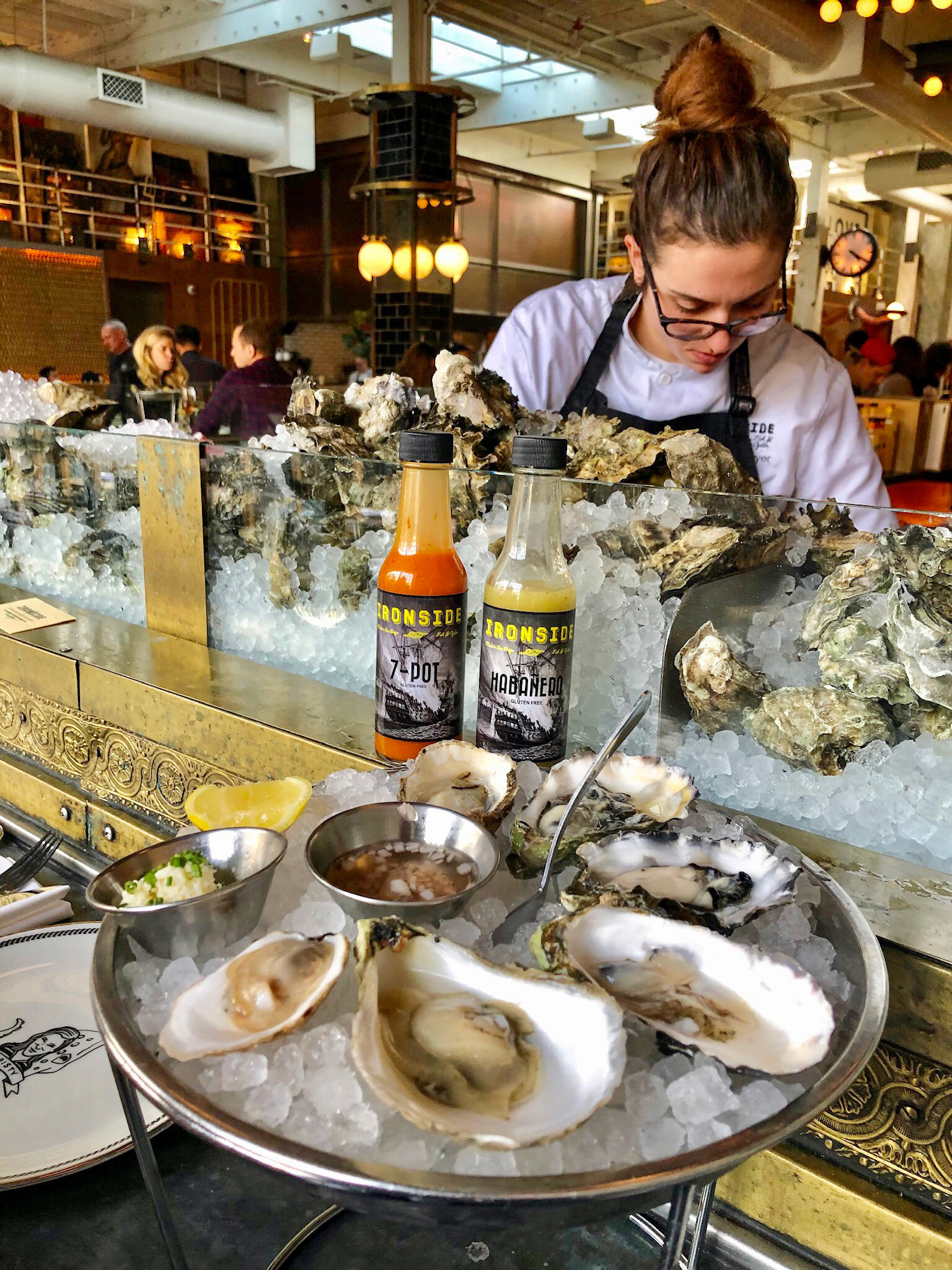 Oyster bar at Ironside, San Diego, California