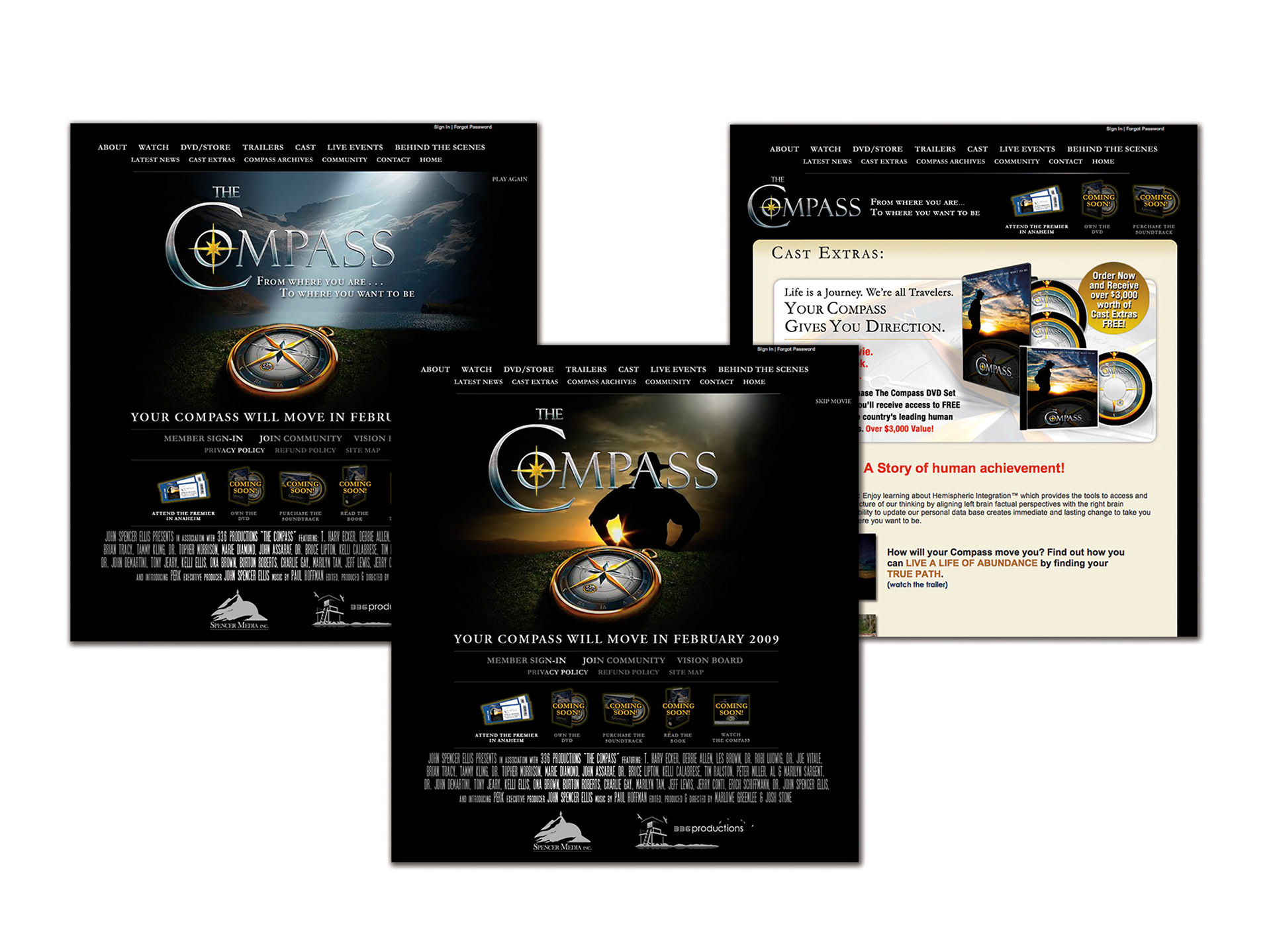 Website for The Compass Movie