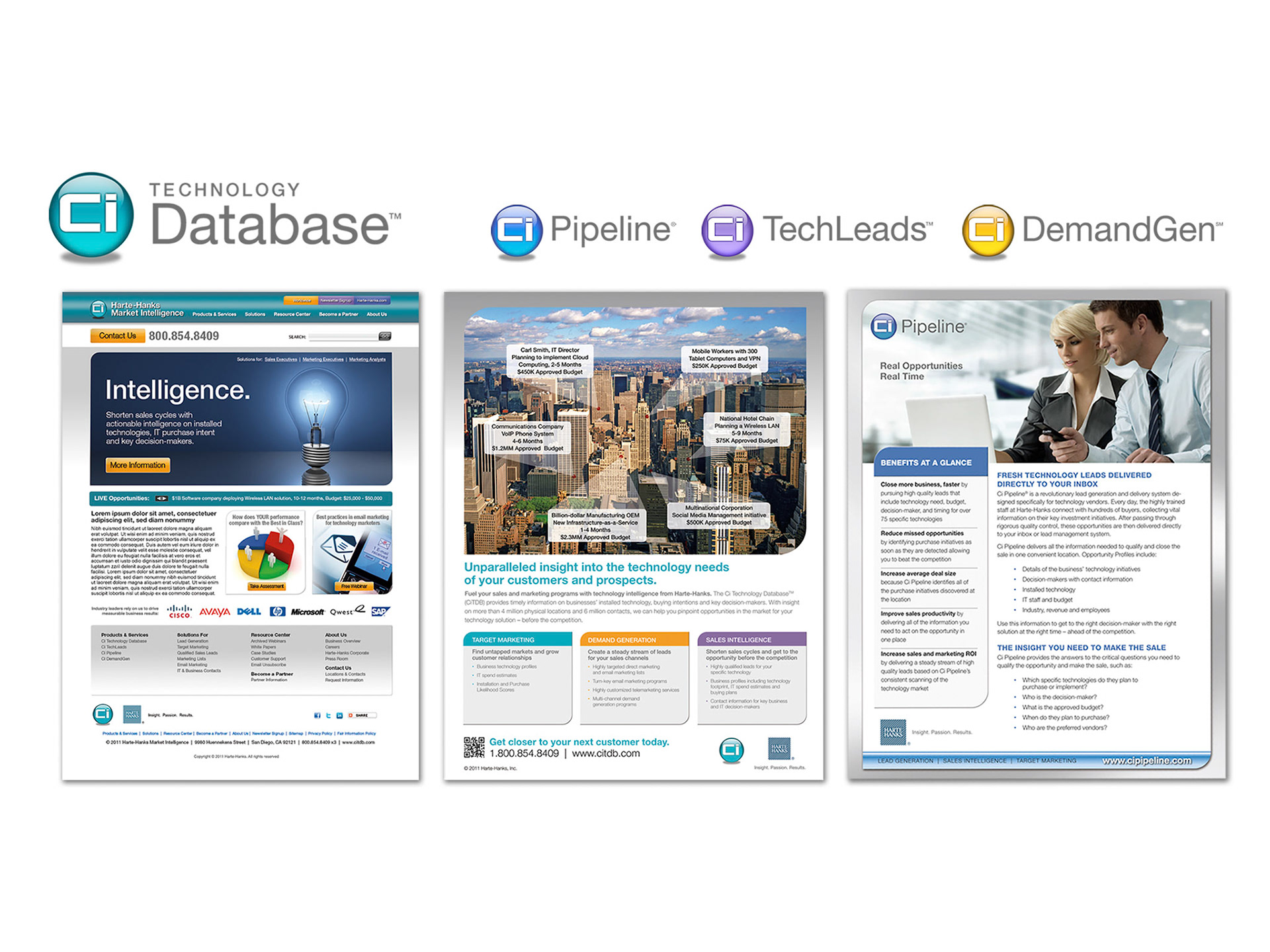 Website for Harte-Hanks Ci Technology Database
