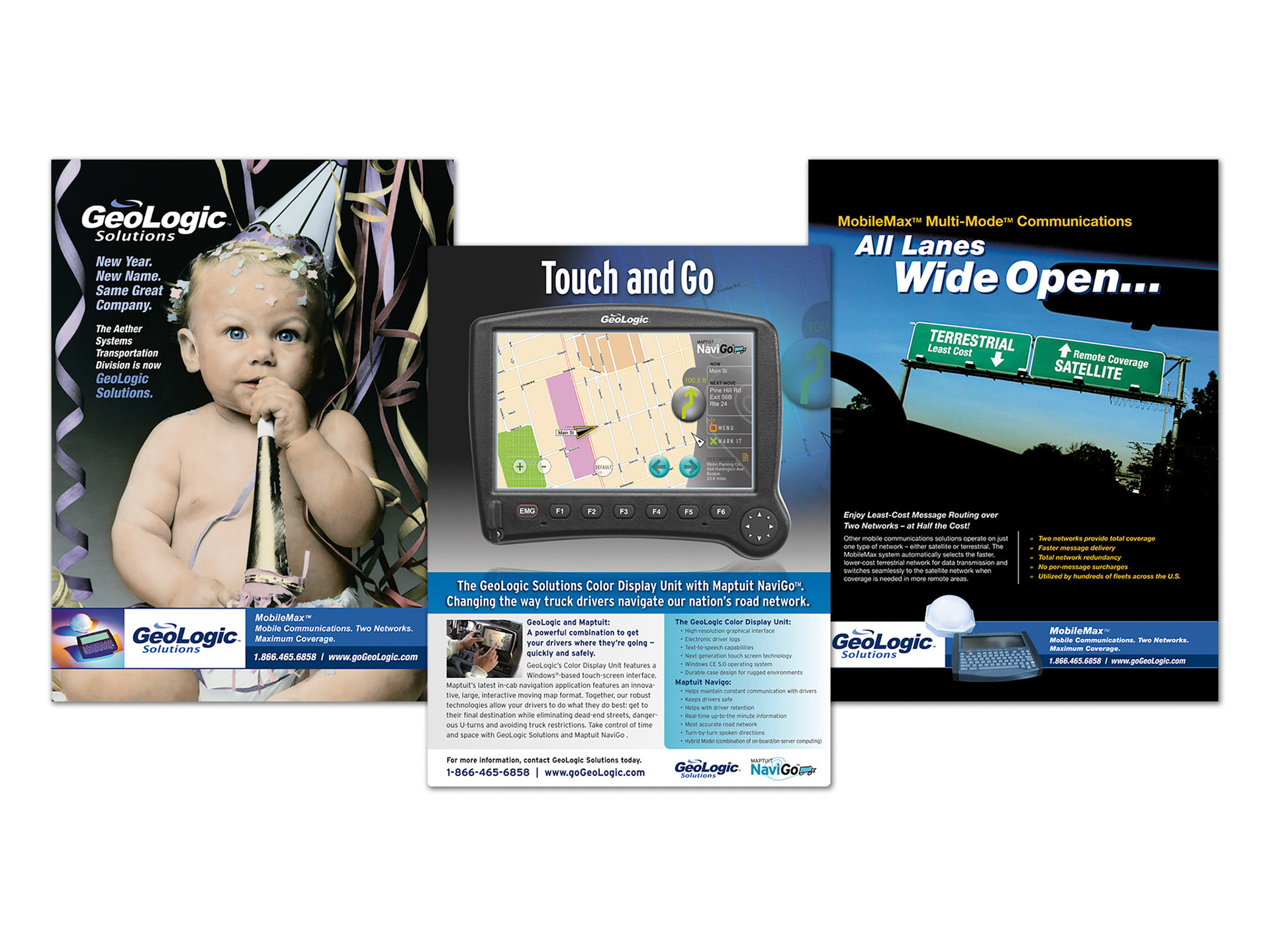 Print Advertising for GeoLogic
