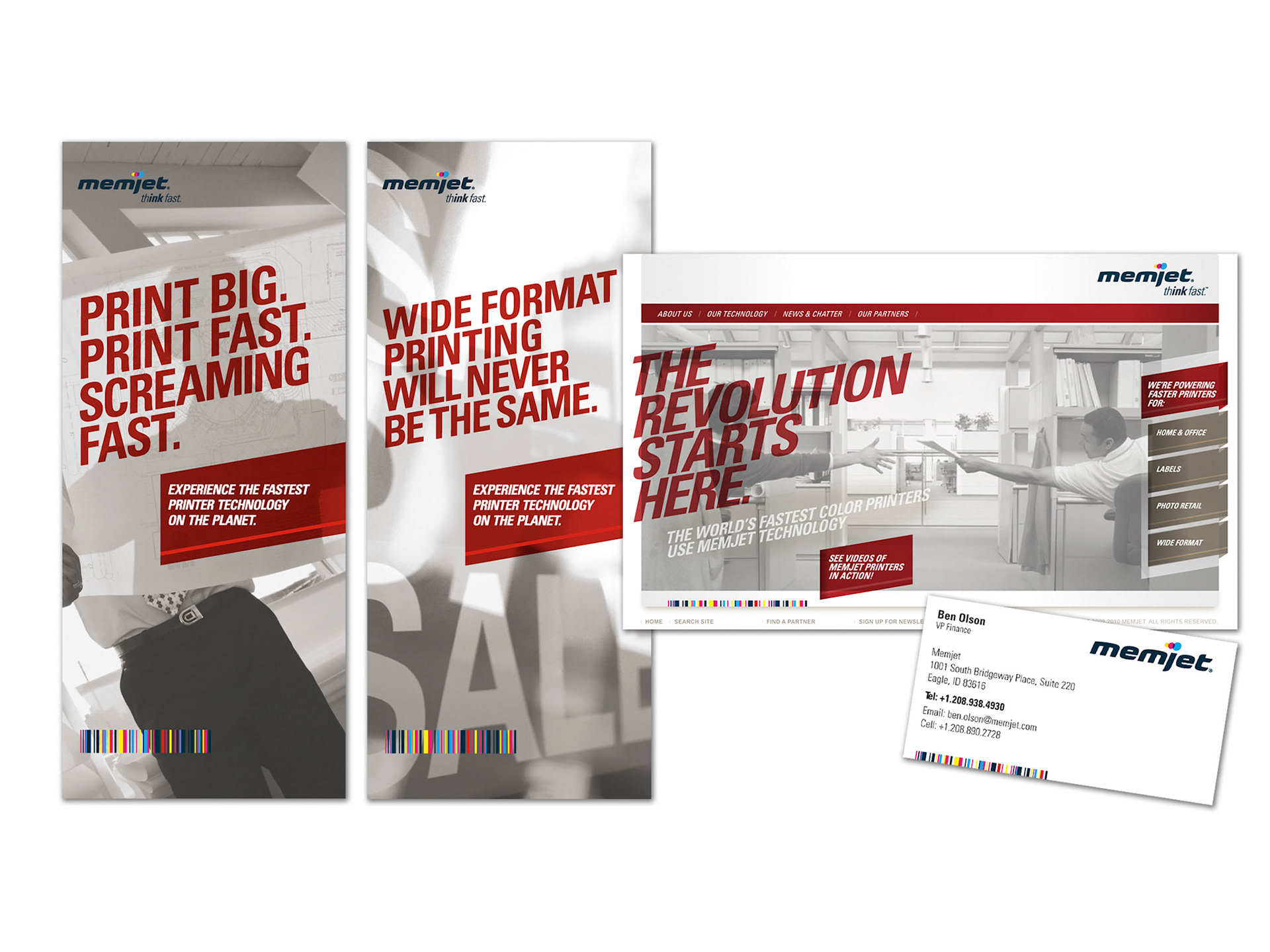 Memjet Trade Show Banners & Website