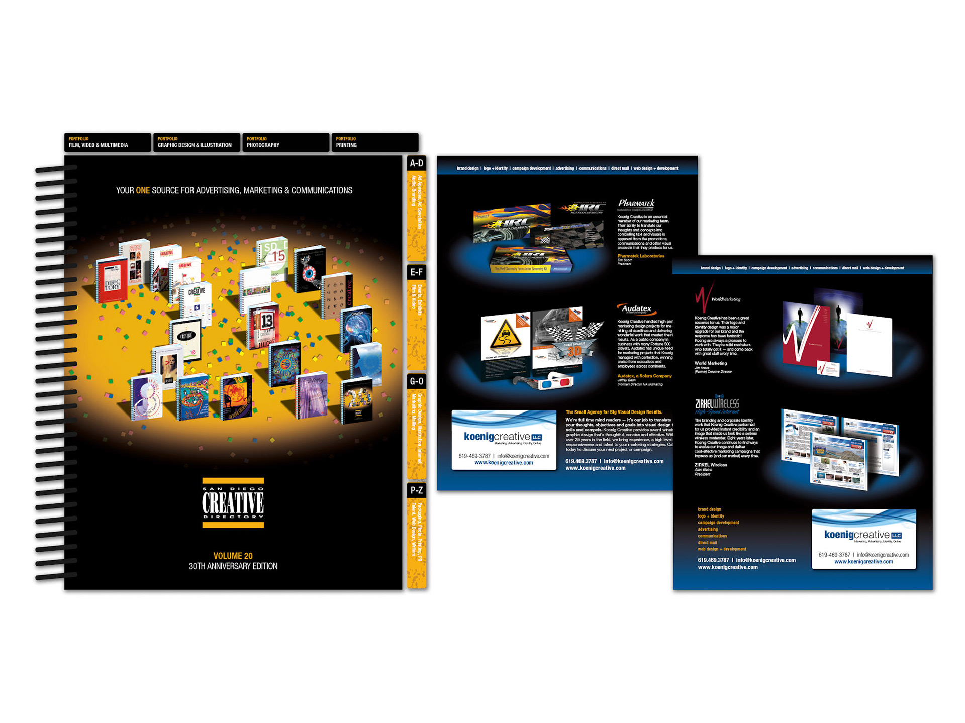 Cover Design for San Diego Creative Directory