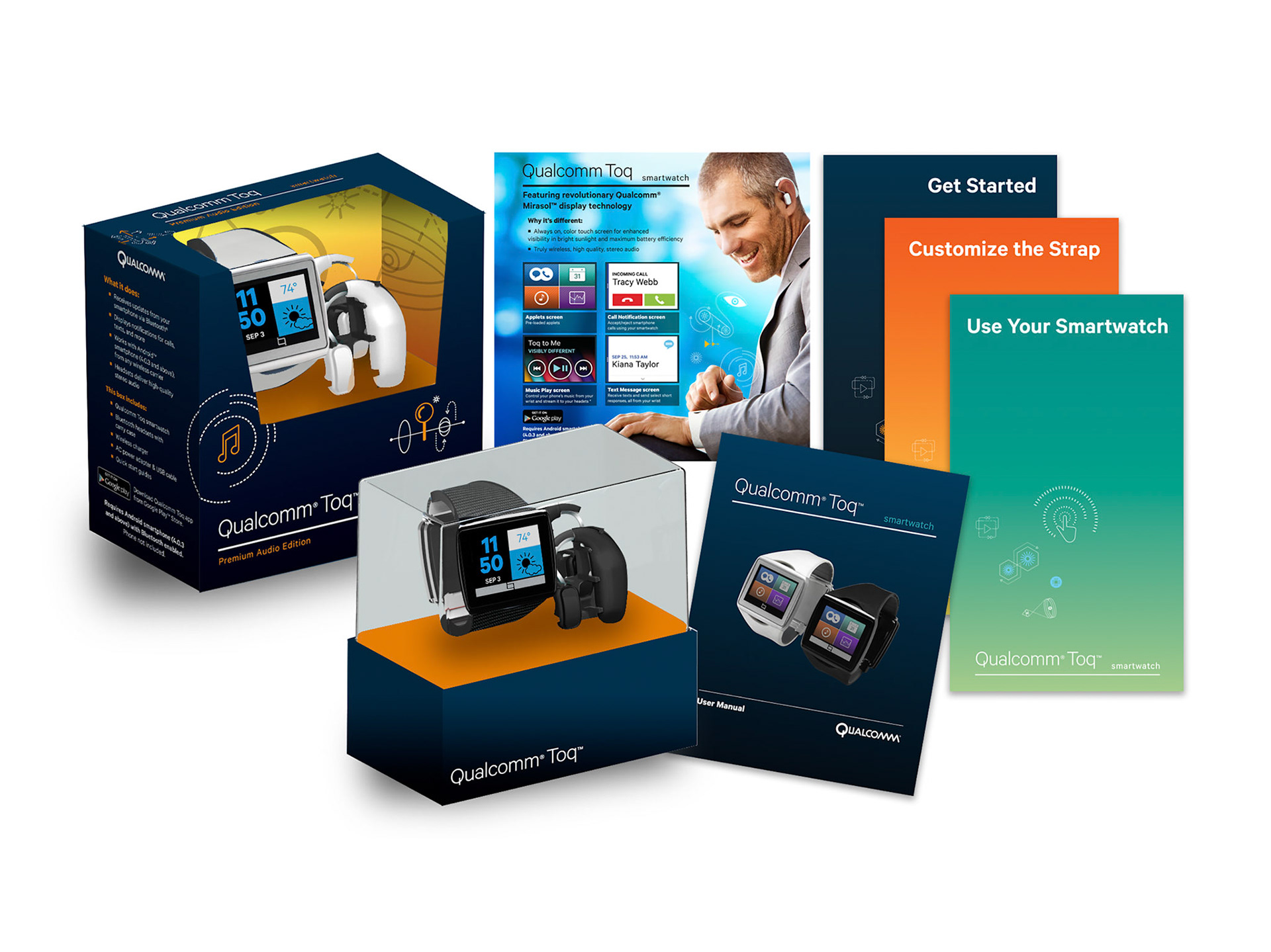 Packaging for Qualcomm TOQ Smart Watch