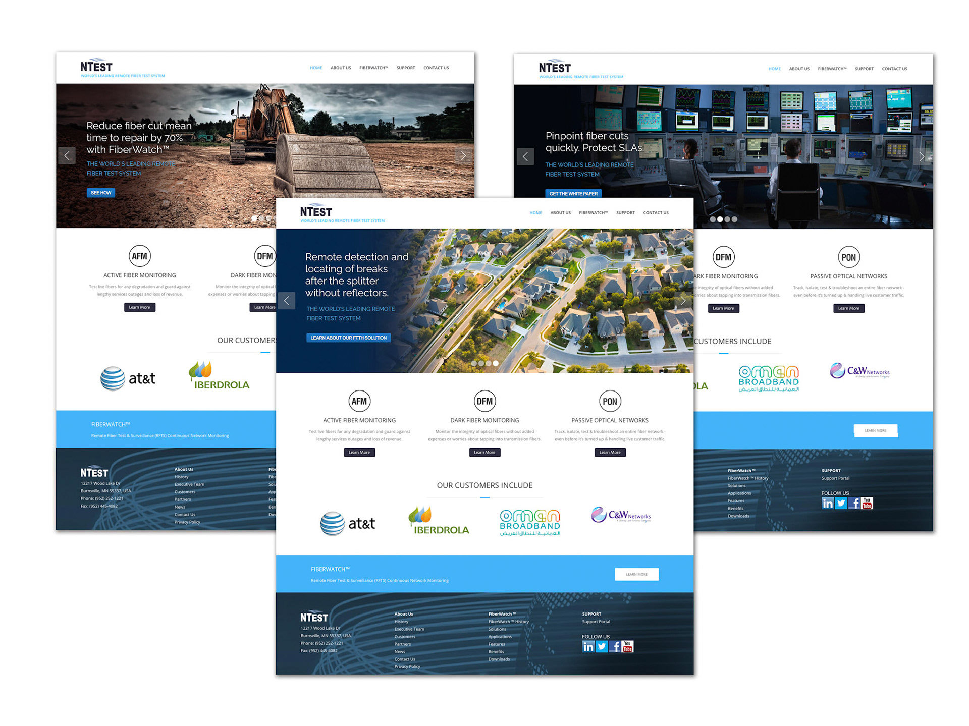 Website for NTEST Technologies