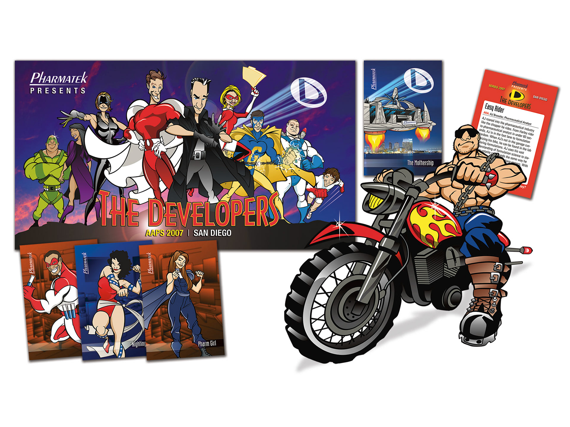 Postcard & Trading Cards for Pharmatek Laboratories