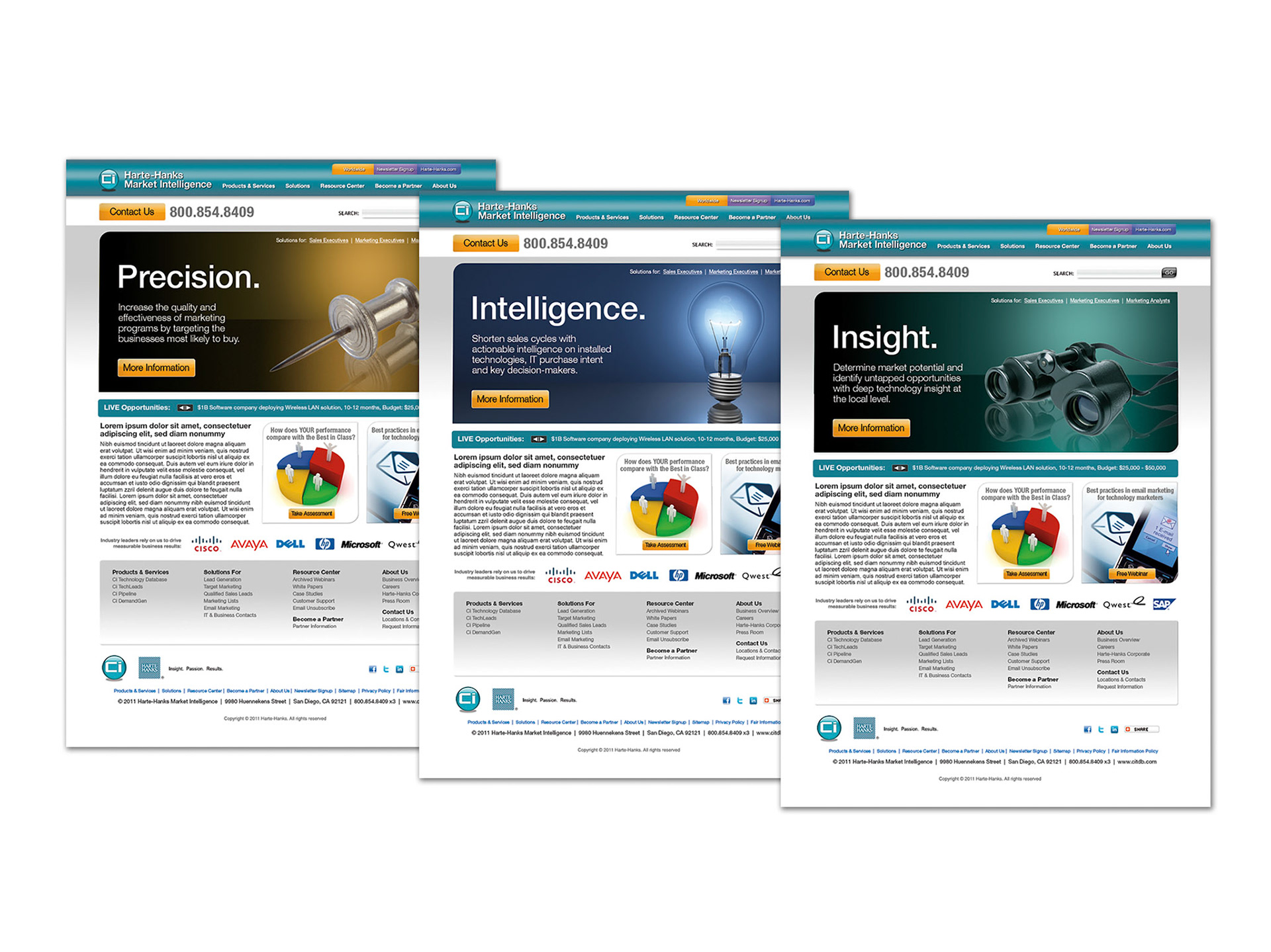 Website for Harte-Hanks
