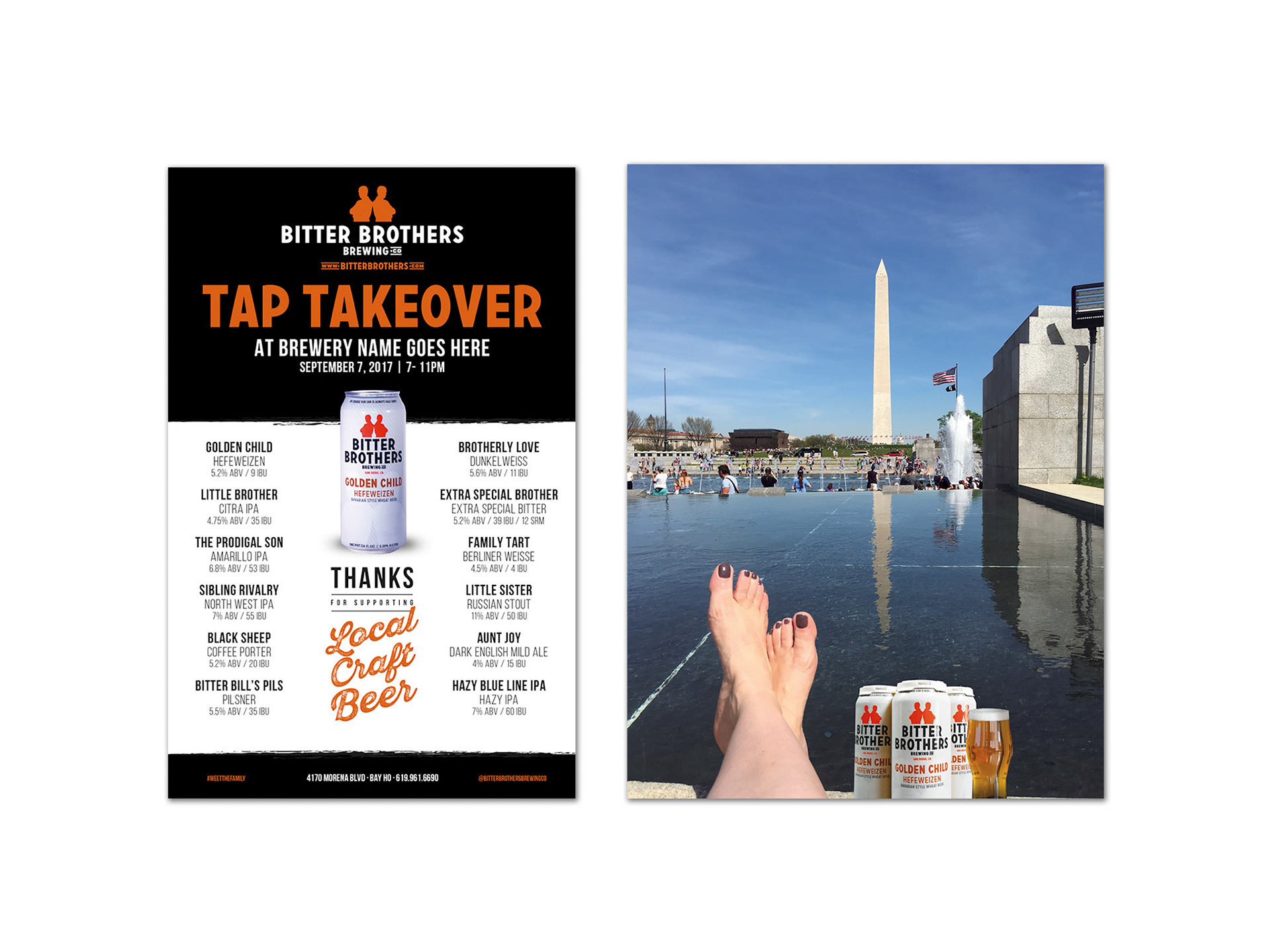 Print Advertising for Bitter Brothers