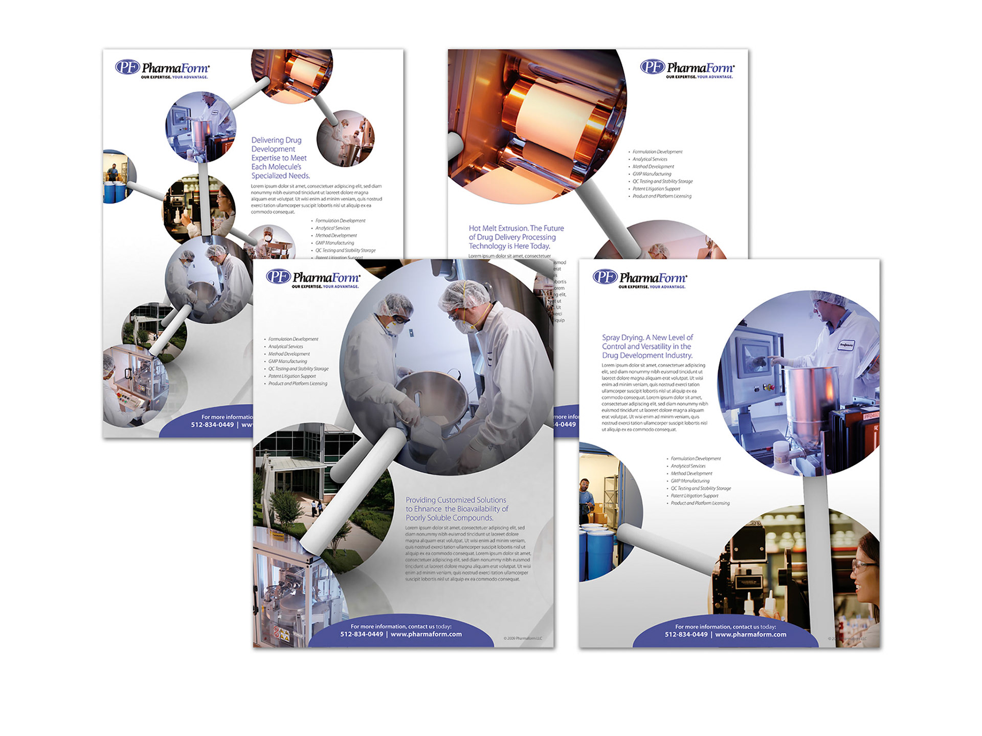 Print Advertising for PharmaForm International