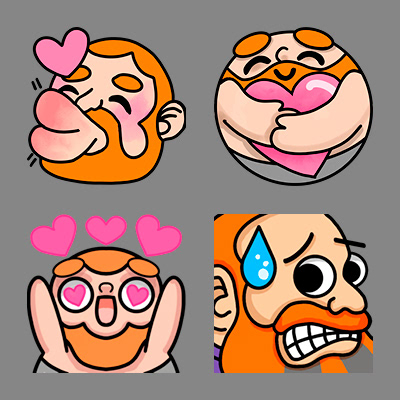 Simon Honeydew Twitch emotes