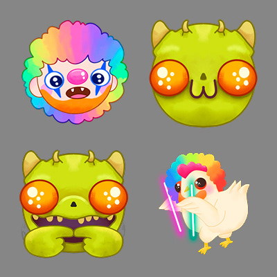 A collection of emotes and assets
