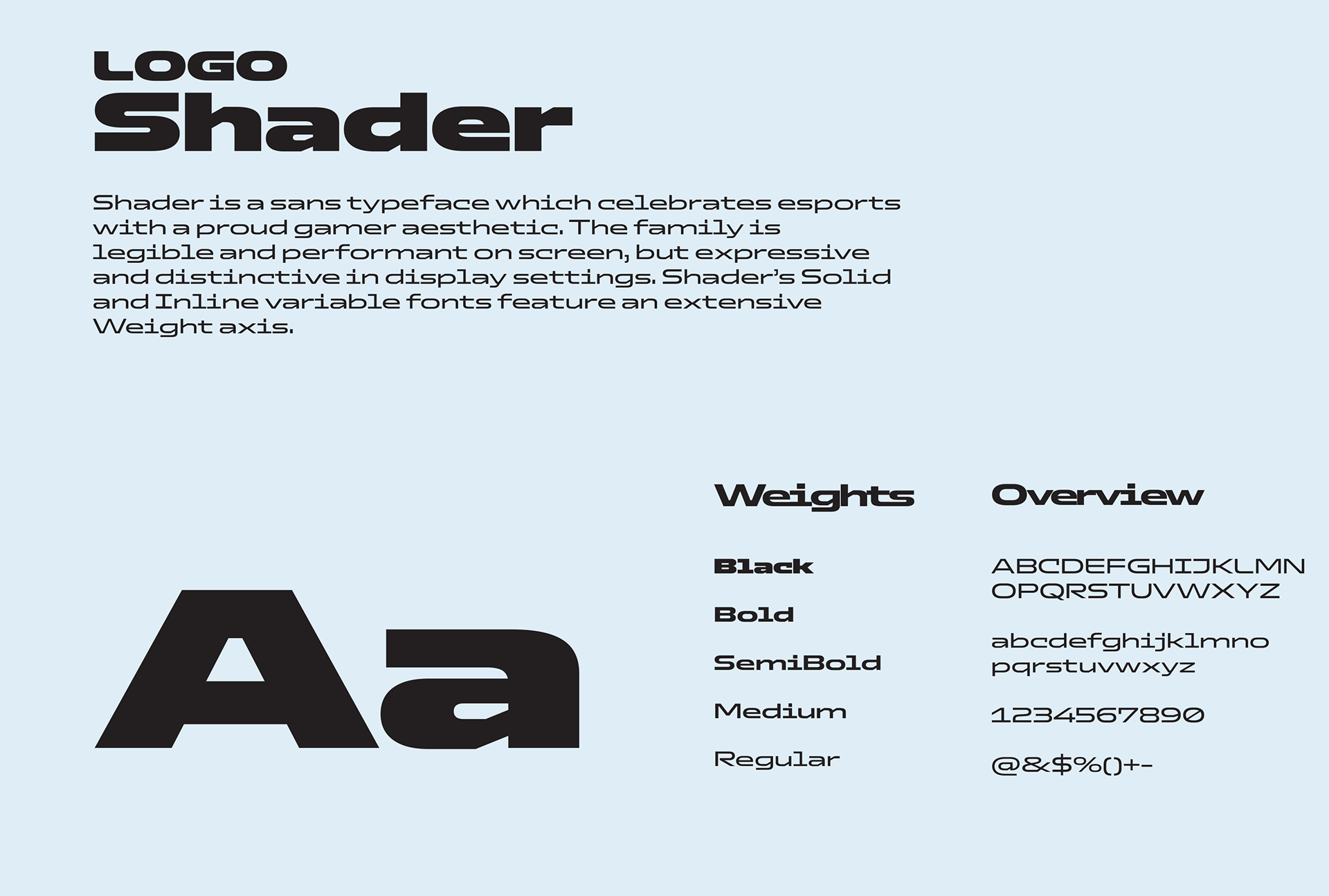 logo font