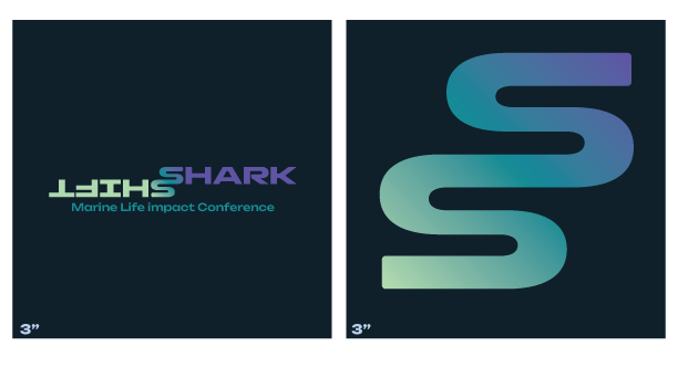 3" sharkshift logo