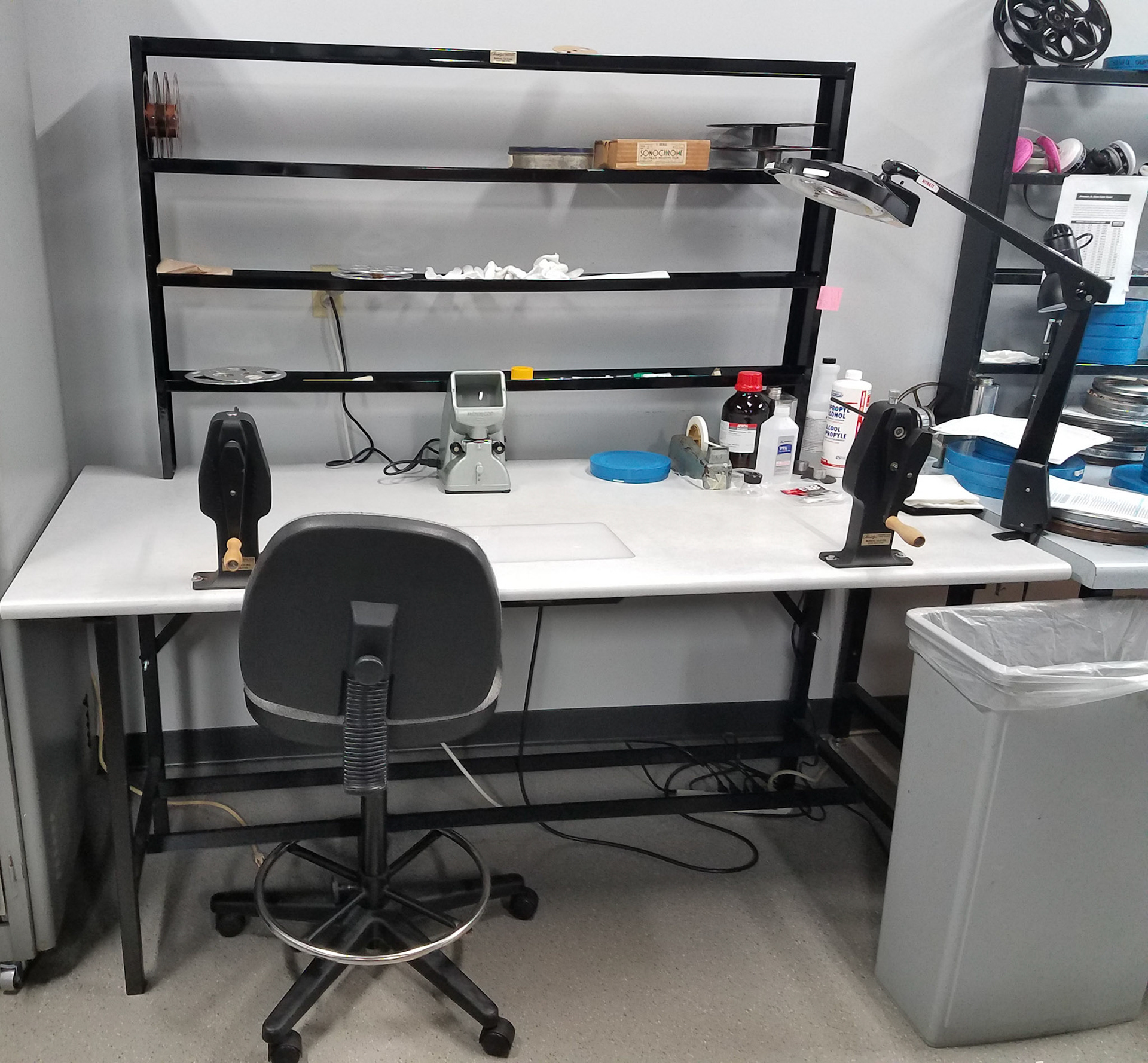 Film inspection bench