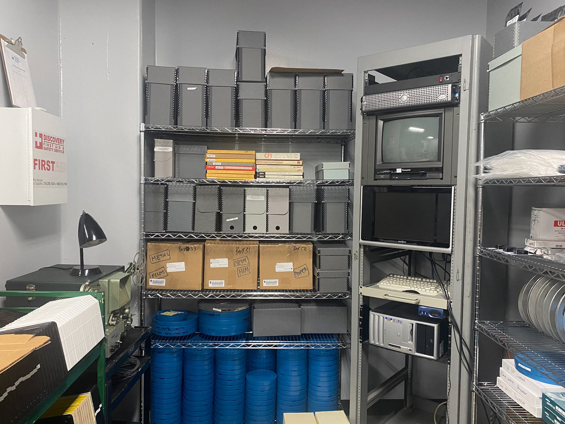 Media processing room