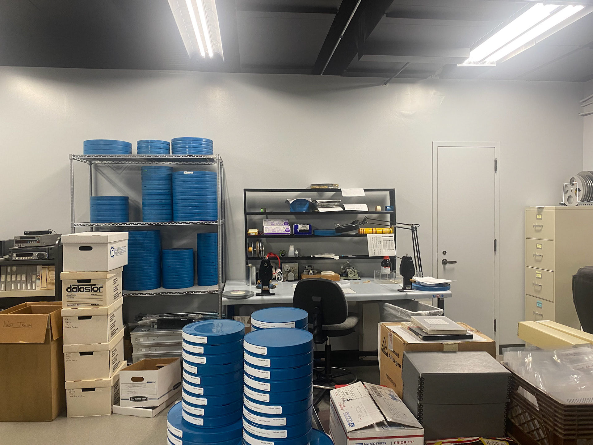 Media processing room