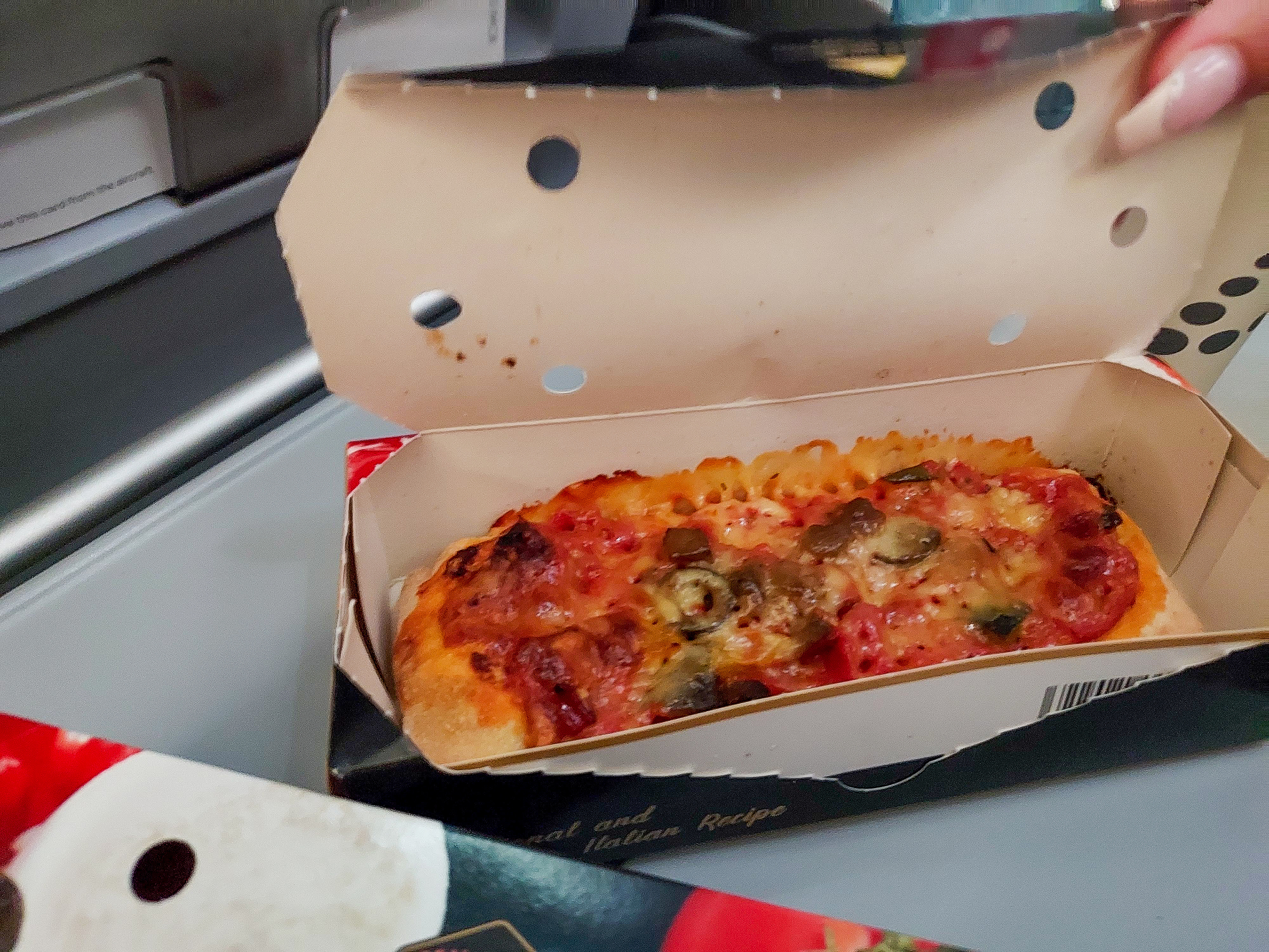 Plane Pizza. It Was As Good As It Looks
