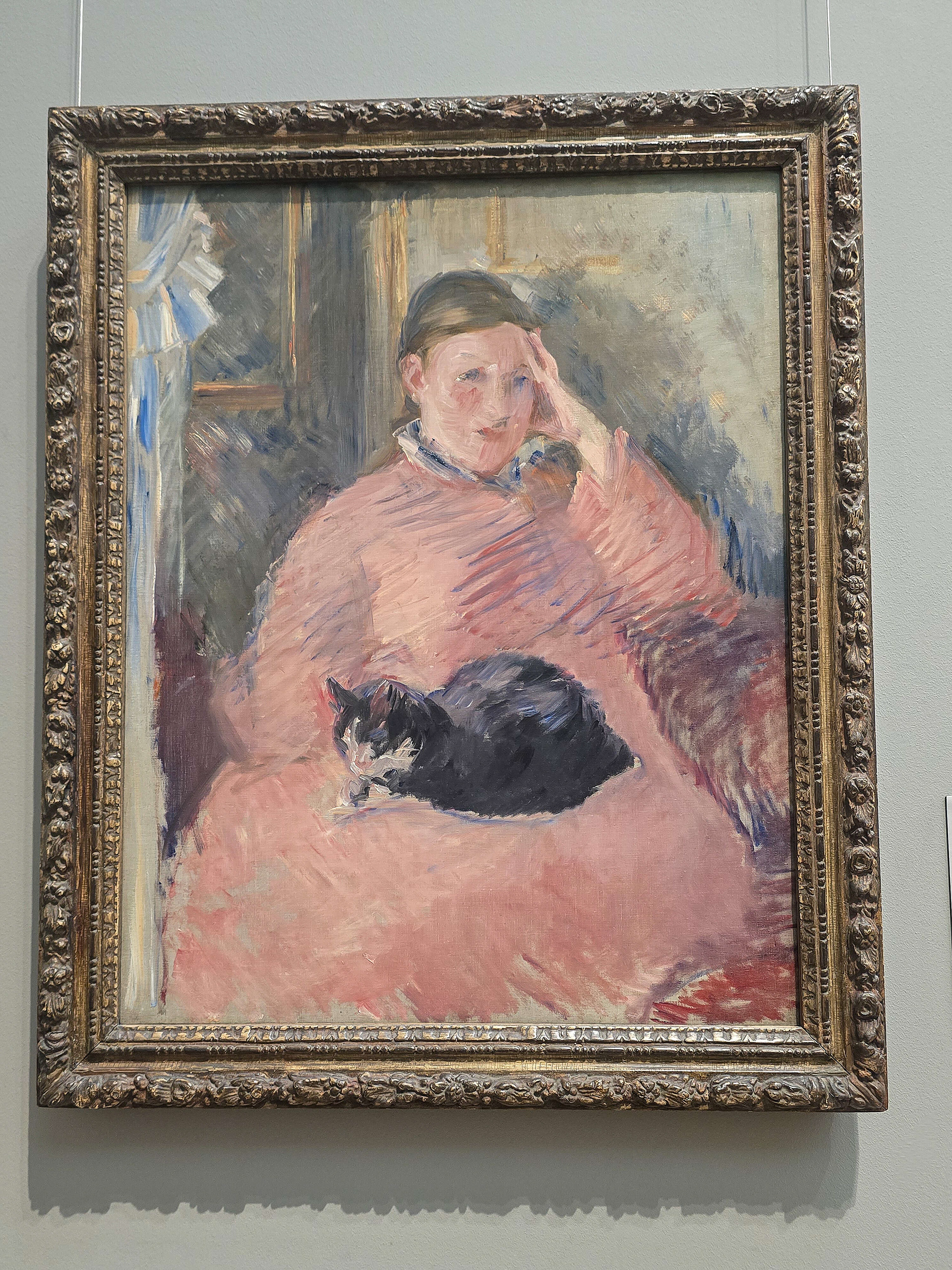 Woman with a Cat - Edouard Manet - 1880
