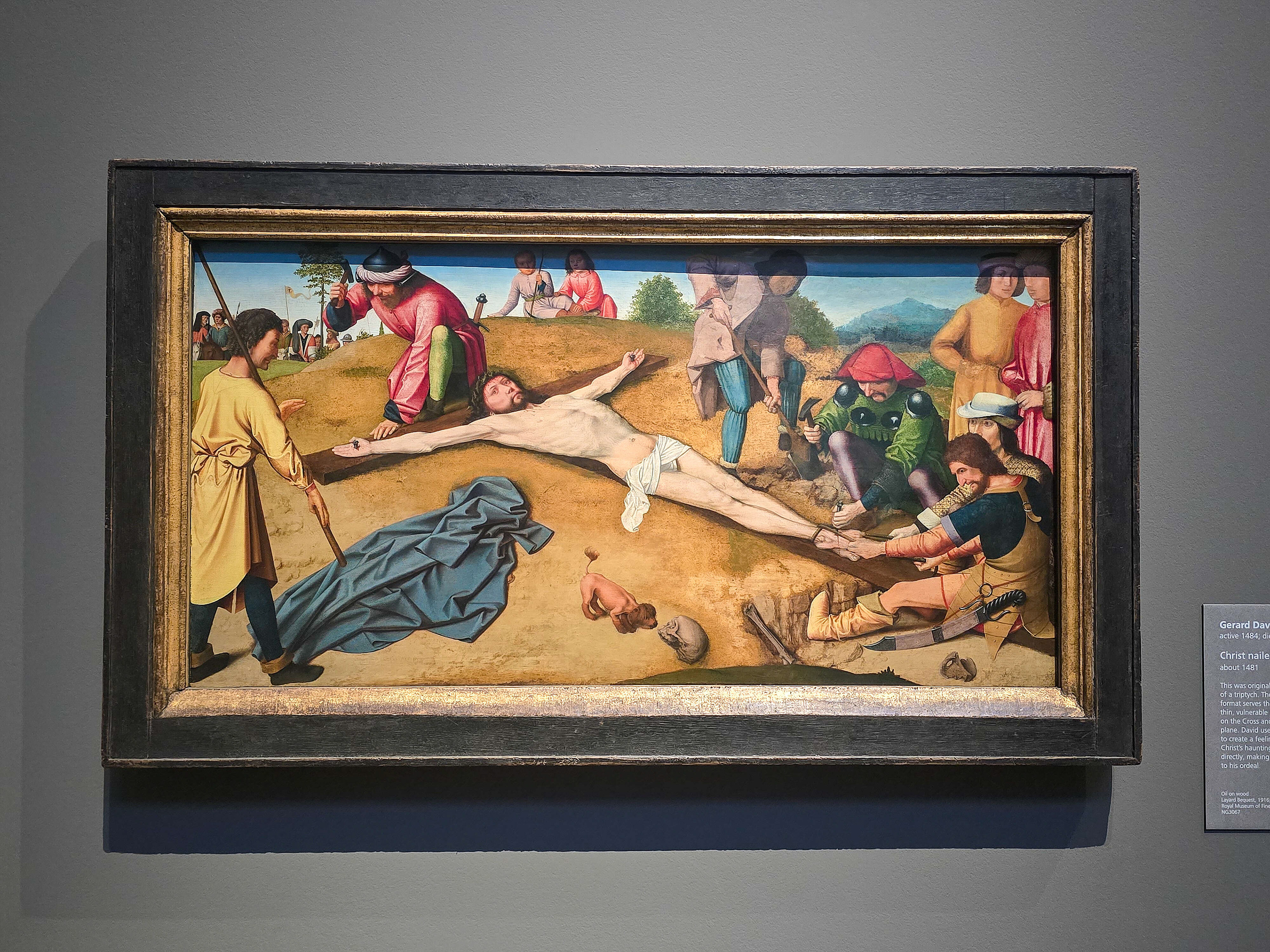 Christ Nailed to the Cross- Gerard David - 1481
