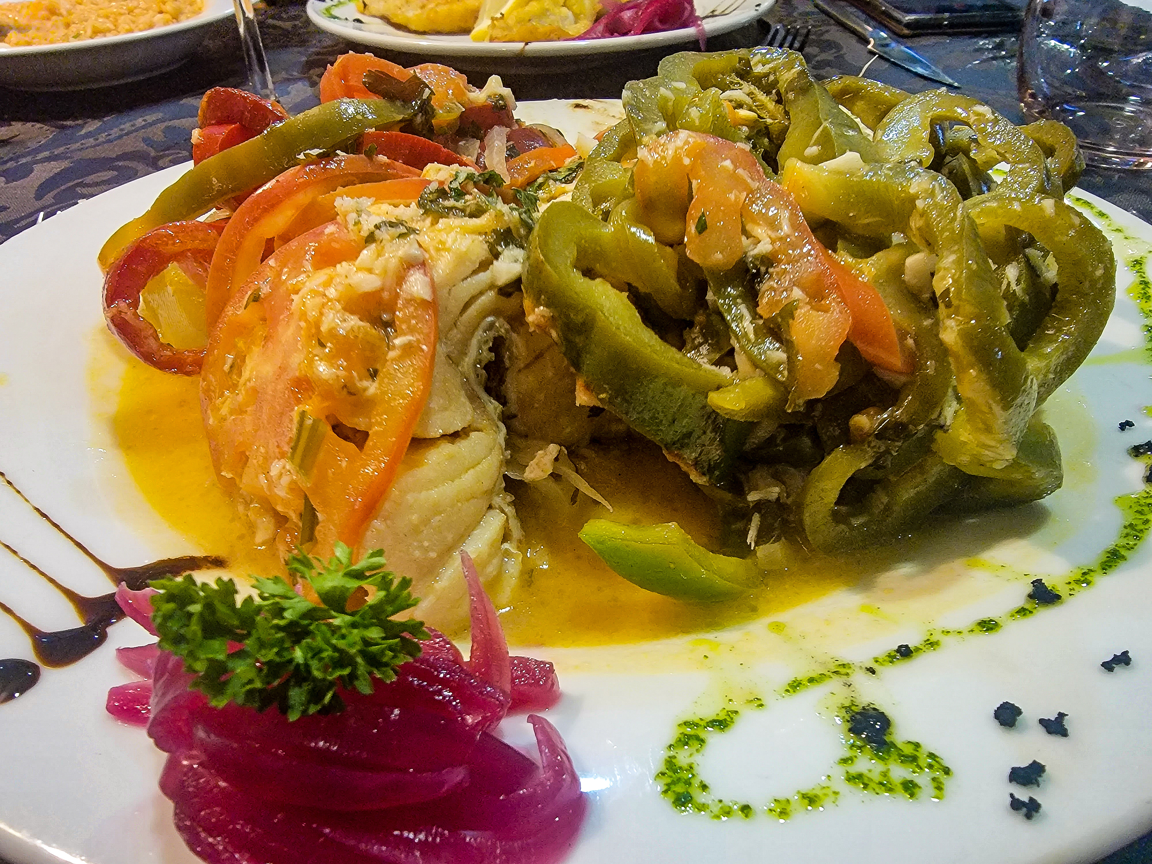 Bacalhau Com Pimentos