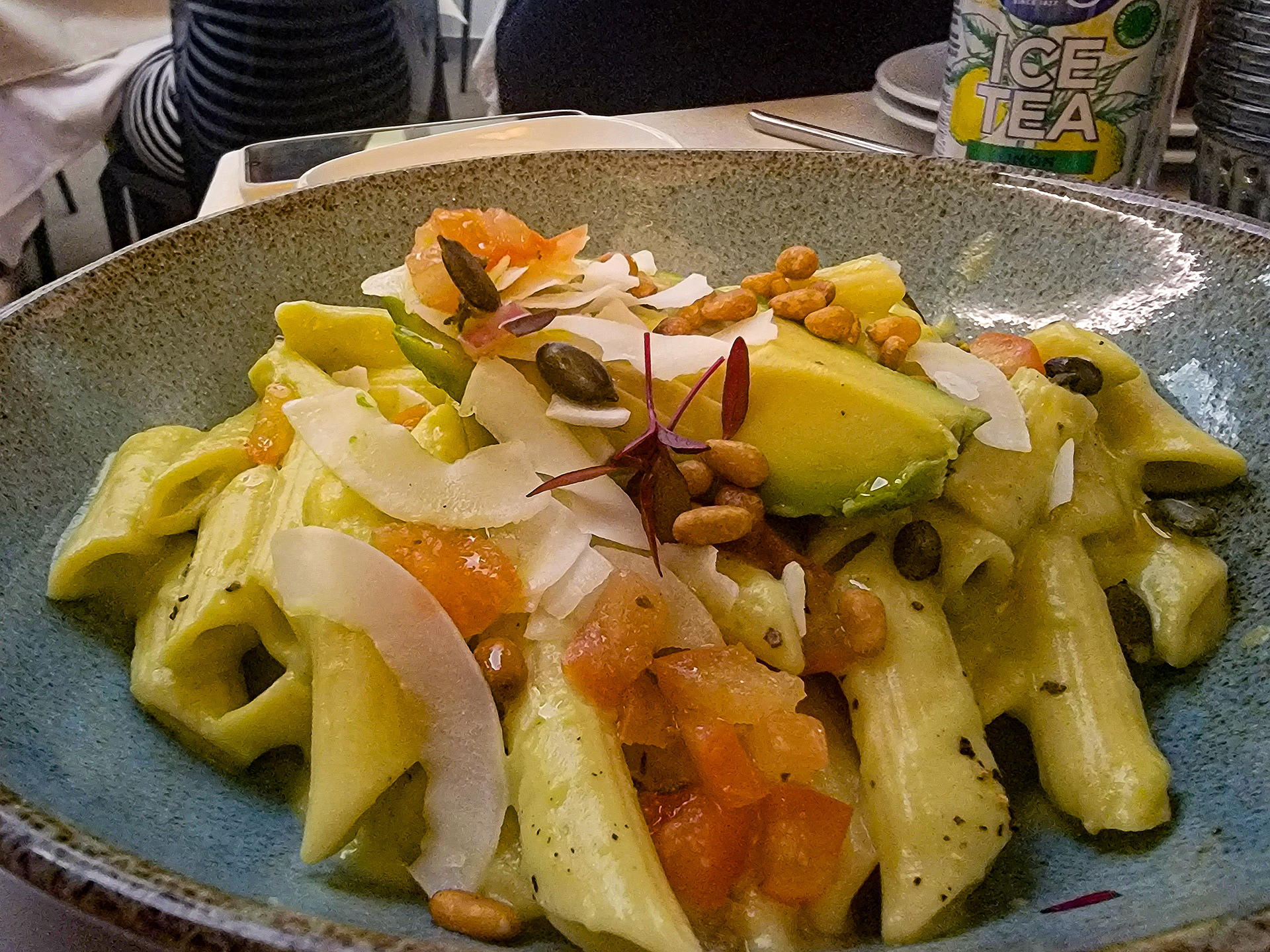 Pasta With Avocado & Parmesan