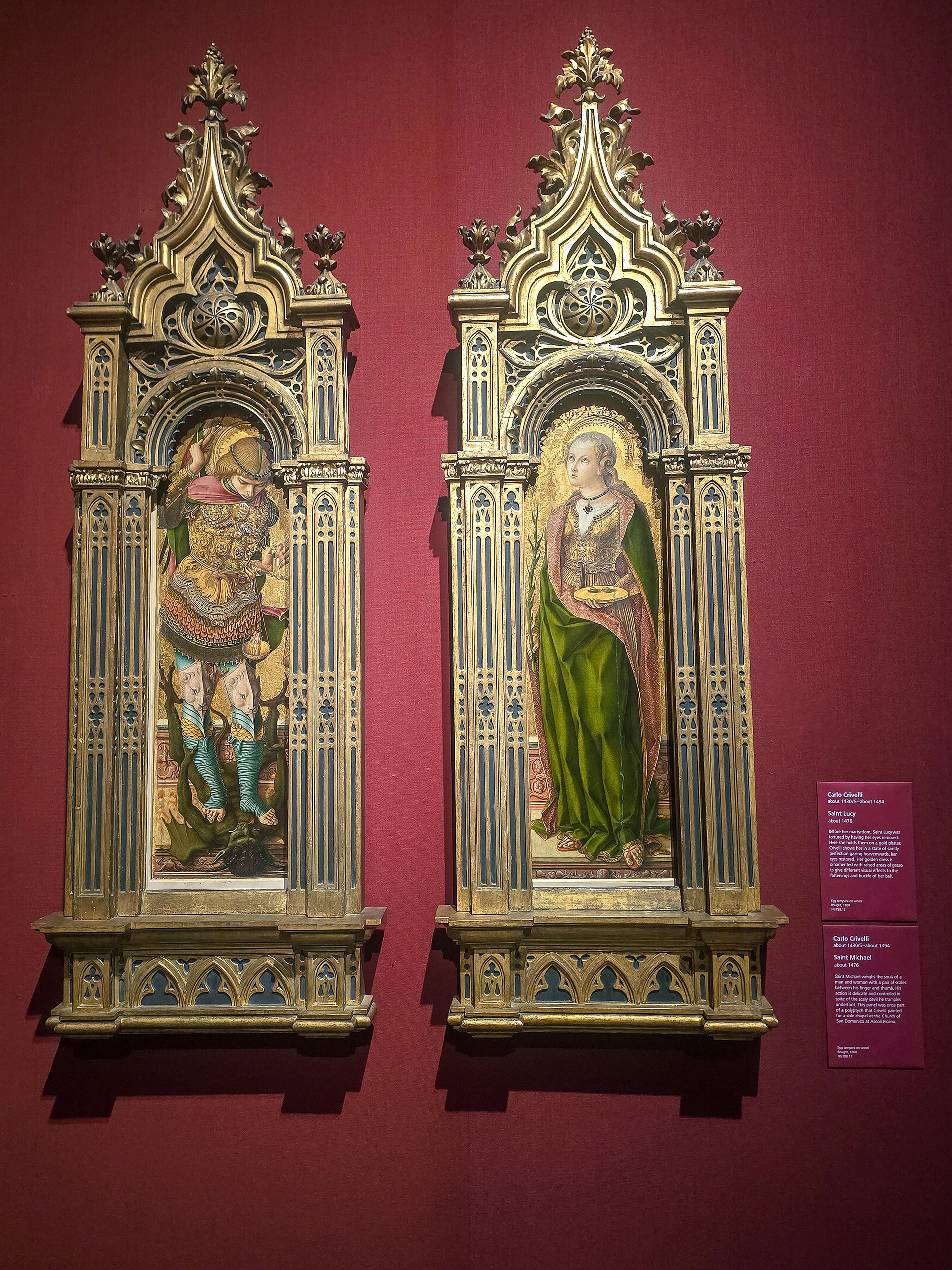 Crivelli - St. Lucy & St. Michael 1476