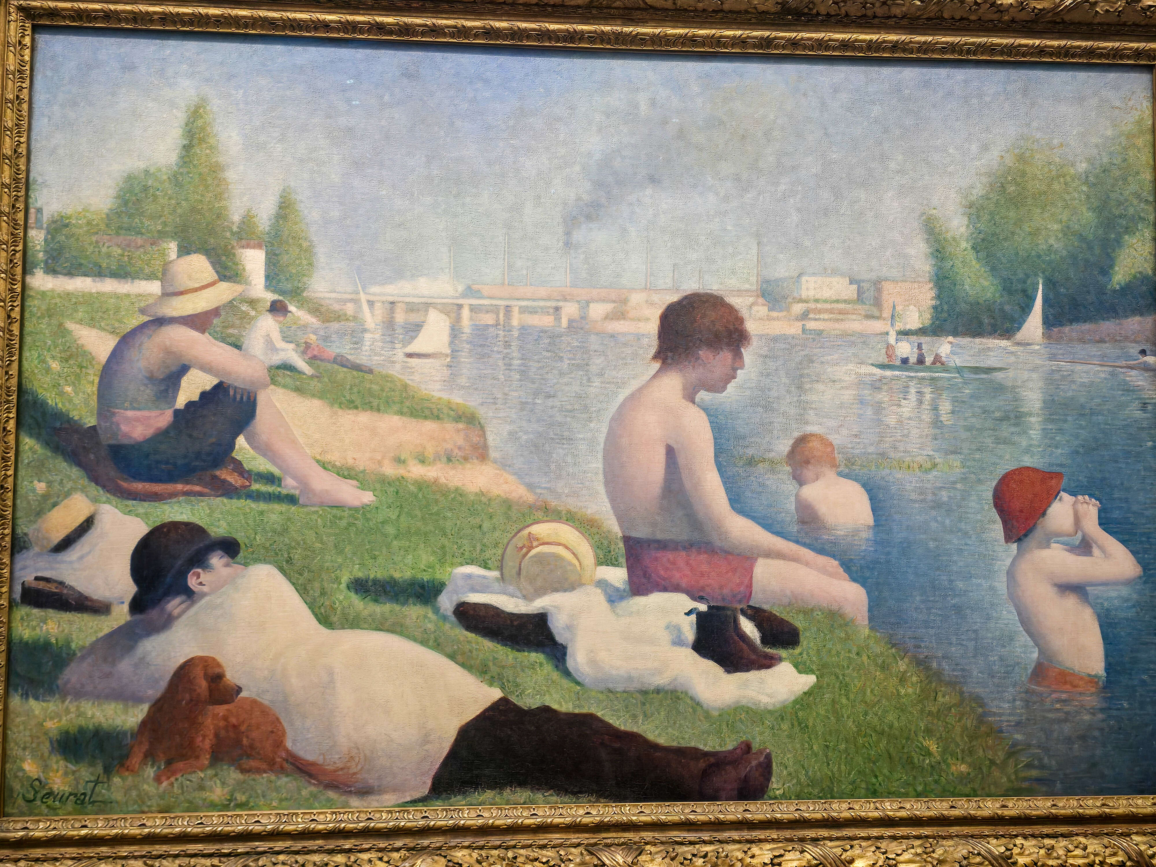 Bathers at Asnieres - Georges Seurat - 1884
