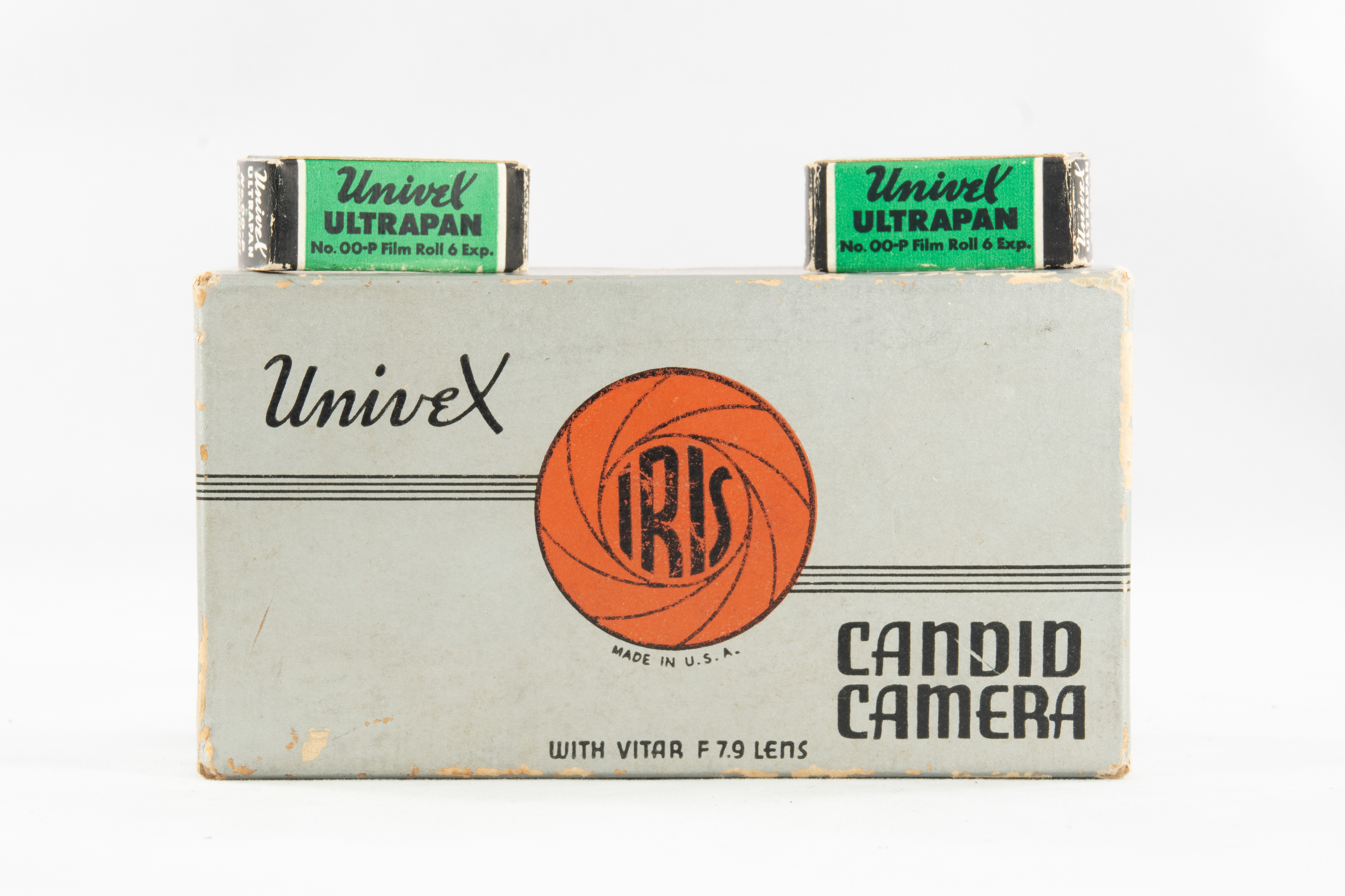 Original box and two rolls of "new" Univex Ultrapan Film