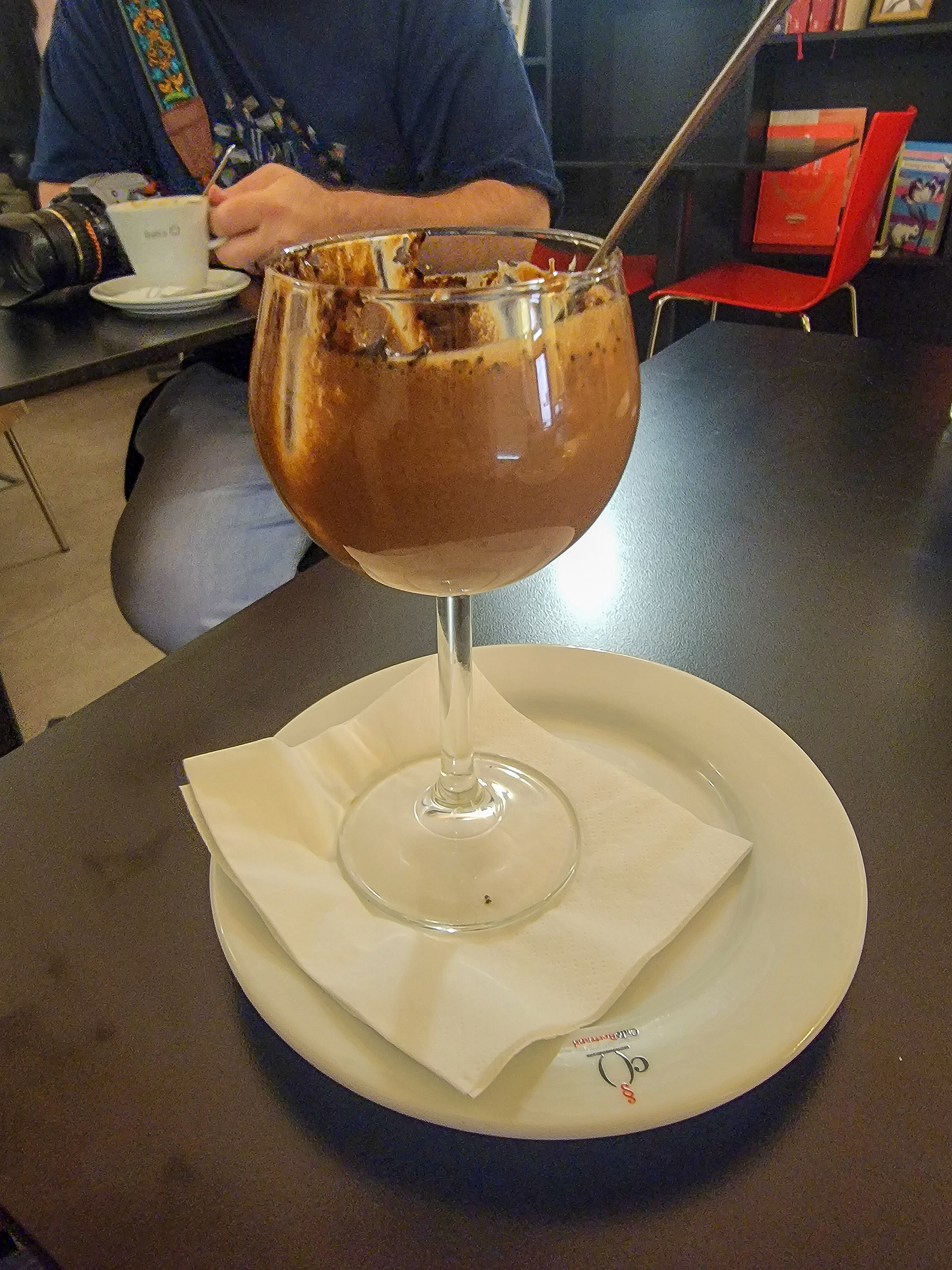Chocolate Mousse At The World's Oldest Bookstore