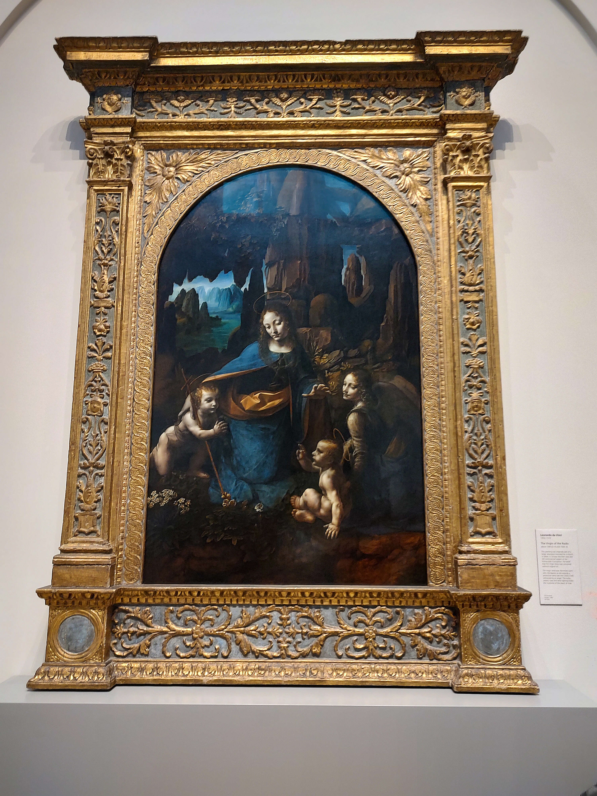 The Virgin of the Rocks - Leonardo DaVinci - 1491
